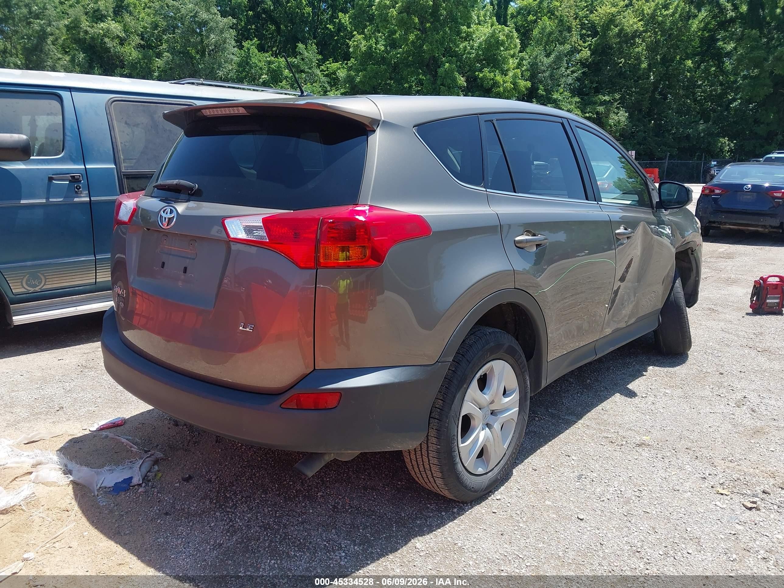 2014 Toyota Rav4 Le Gray vin: JTMZFREV4ED040435