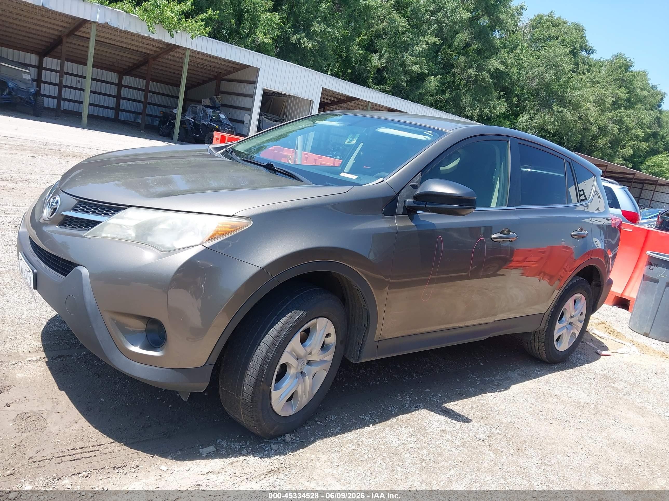 2014 Toyota Rav4 Le Gray vin: JTMZFREV4ED040435