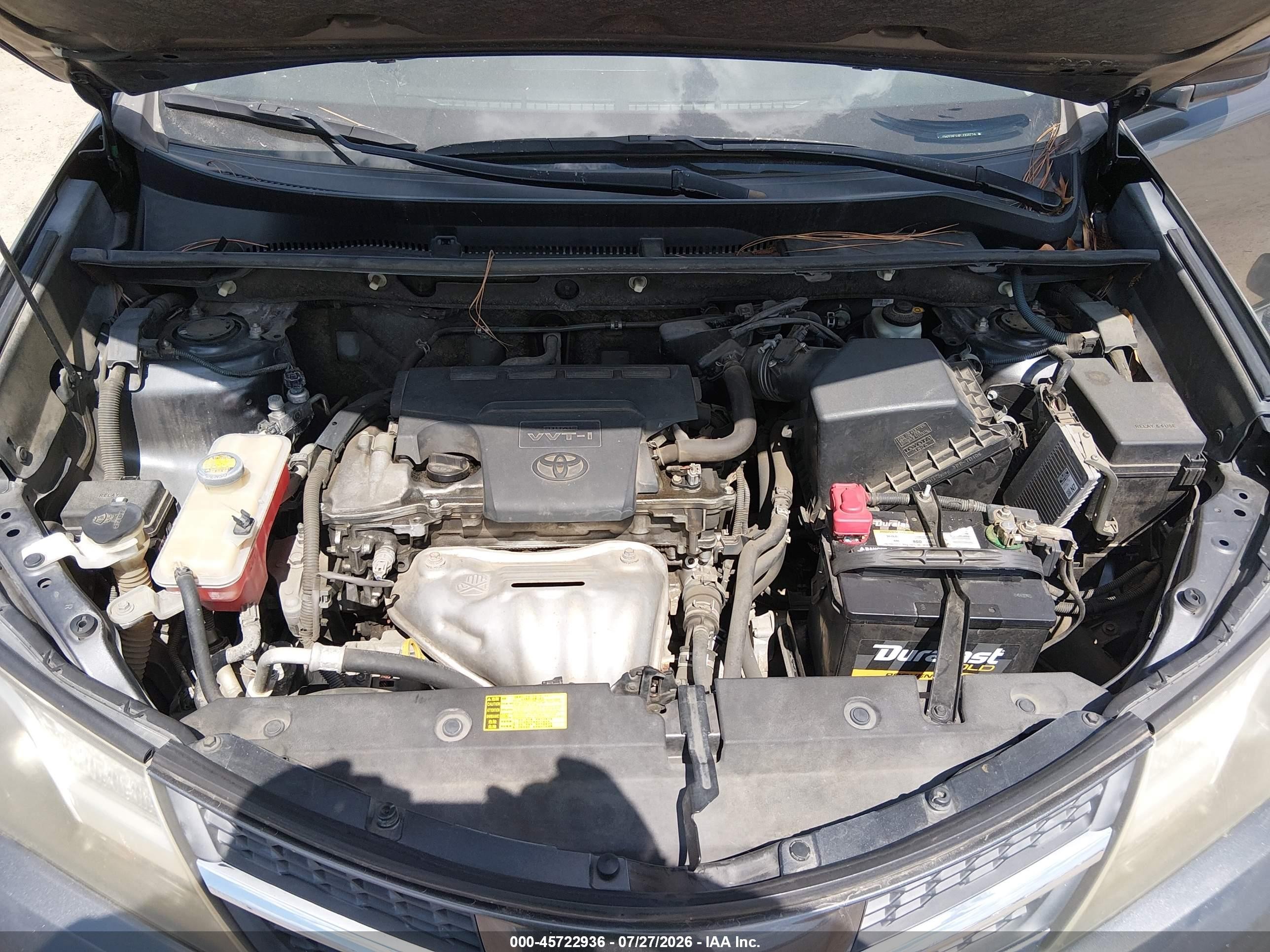2014 Toyota Rav4 Le Gray vin: JTMZFREV4EJ003774