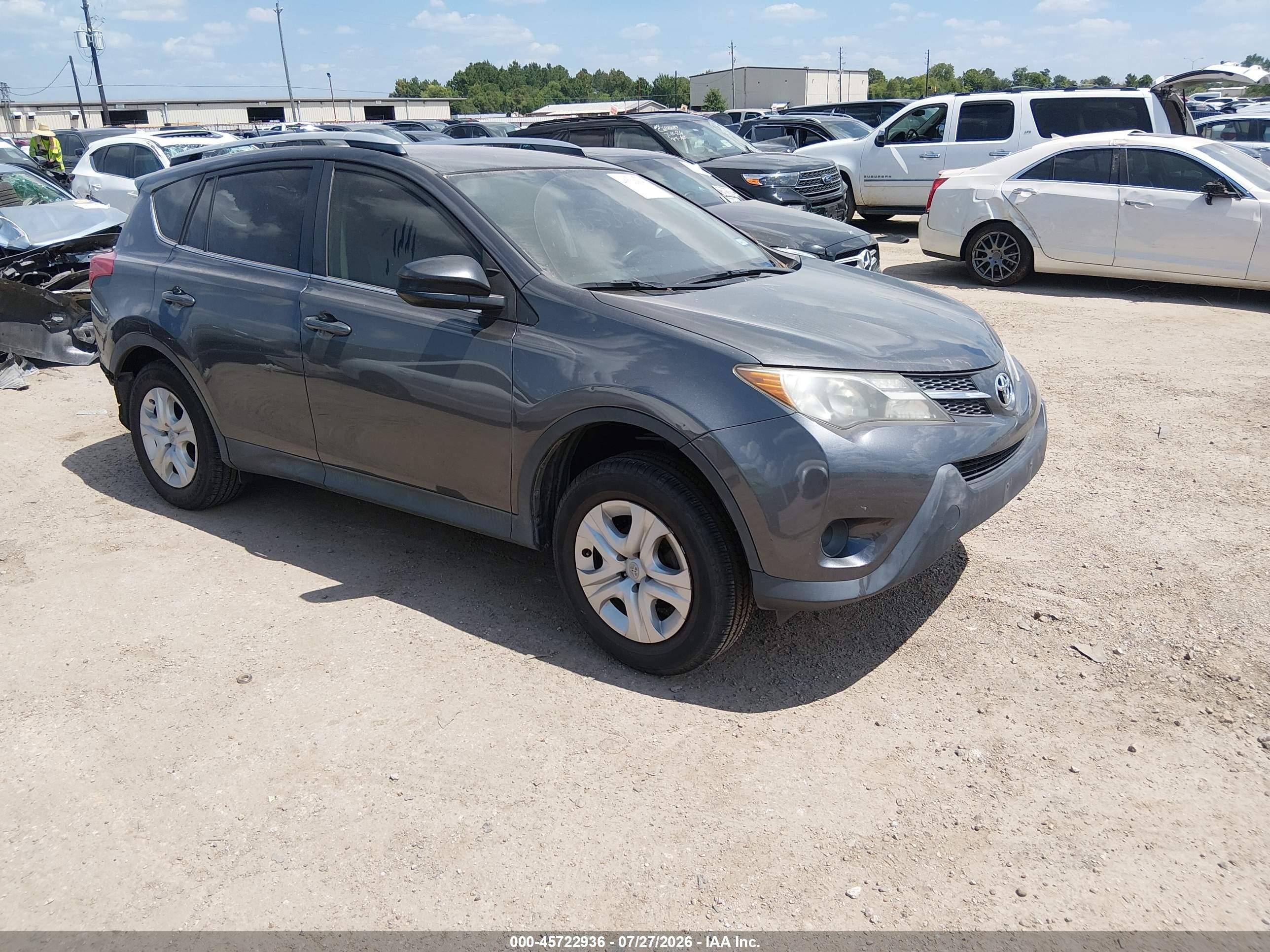 2014 Toyota Rav4 Le Gray vin: JTMZFREV4EJ003774