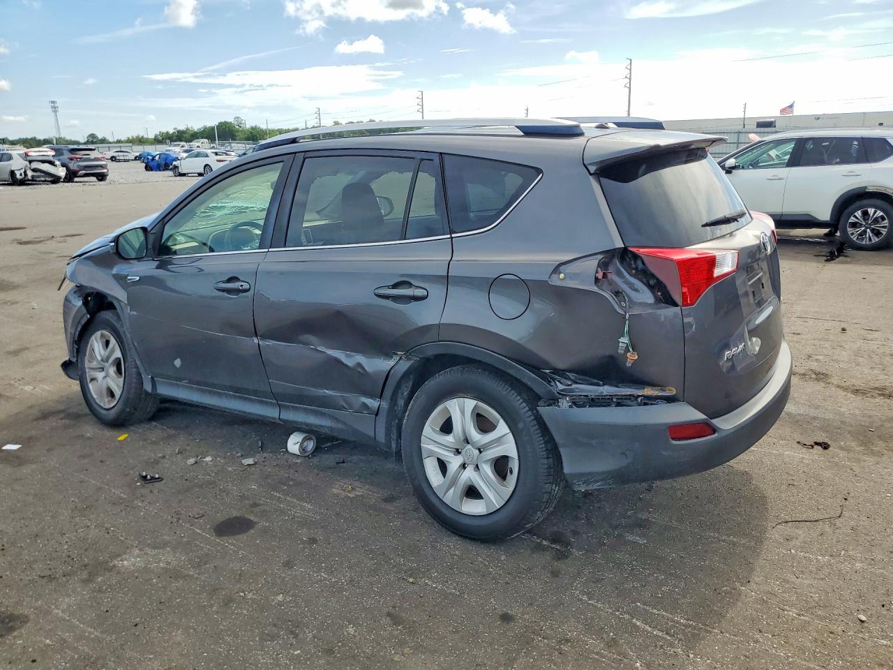 2014 Toyota Rav4 Le Серый vin: JTMZFREV4EJ004973