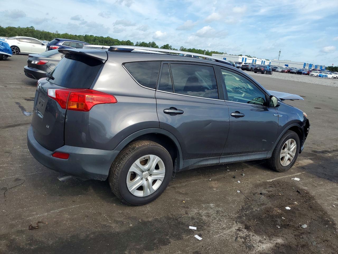2014 Toyota Rav4 Le Серый vin: JTMZFREV4EJ004973