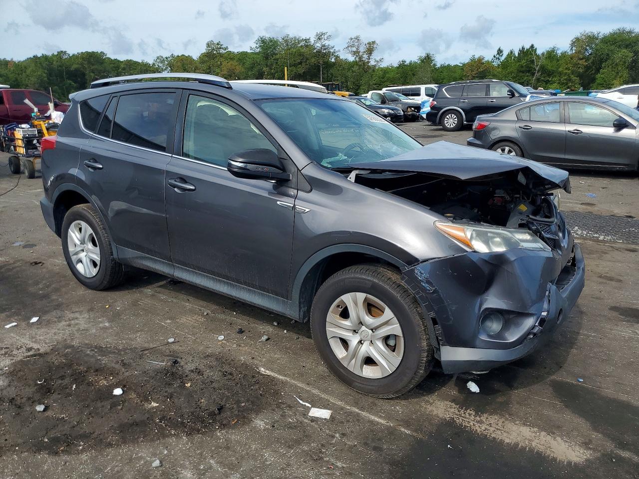 2014 Toyota Rav4 Le Серый vin: JTMZFREV4EJ004973