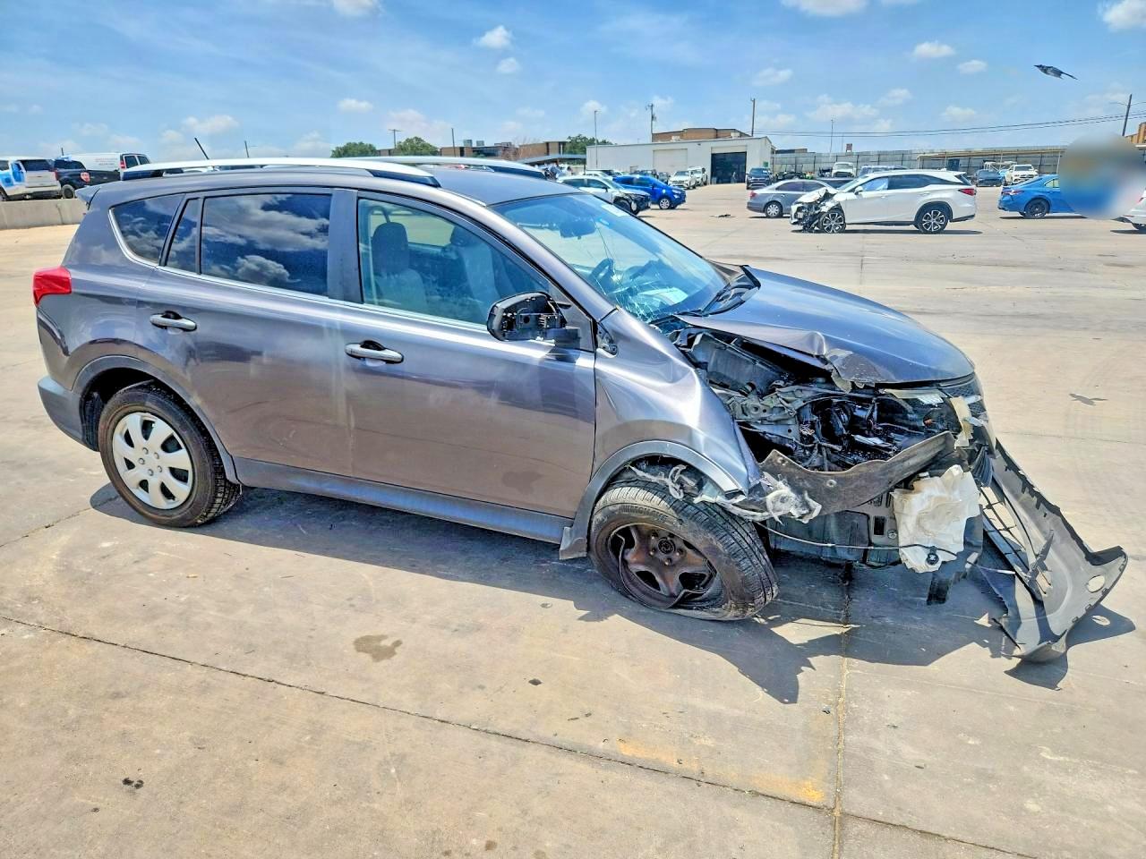 2014 Toyota Rav4 Le Gray vin: JTMZFREV4EJ013432