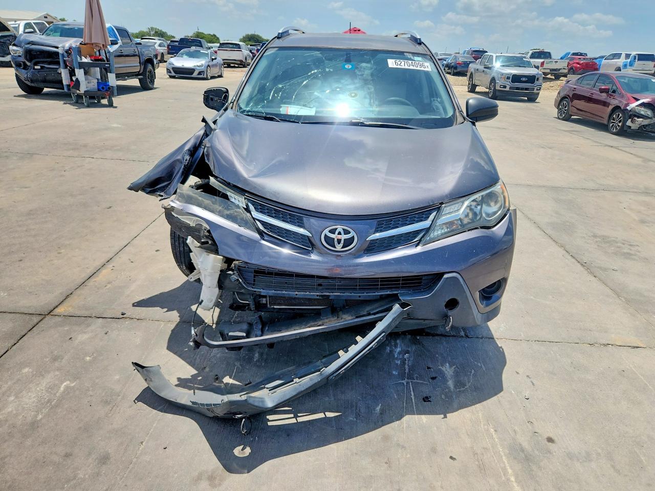 2014 Toyota Rav4 Le Gray vin: JTMZFREV4EJ013432