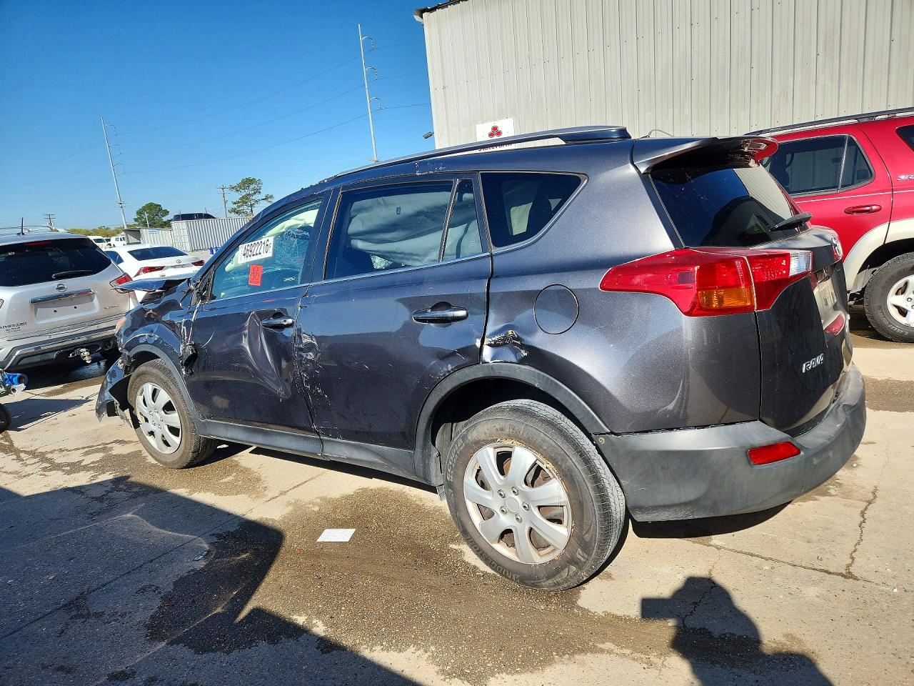 2014 Toyota Rav4 Le Серый vin: JTMZFREV5EJ003542