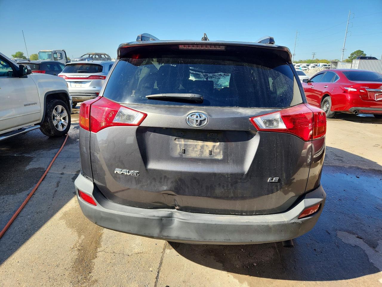 2014 Toyota Rav4 Le Серый vin: JTMZFREV5EJ003542