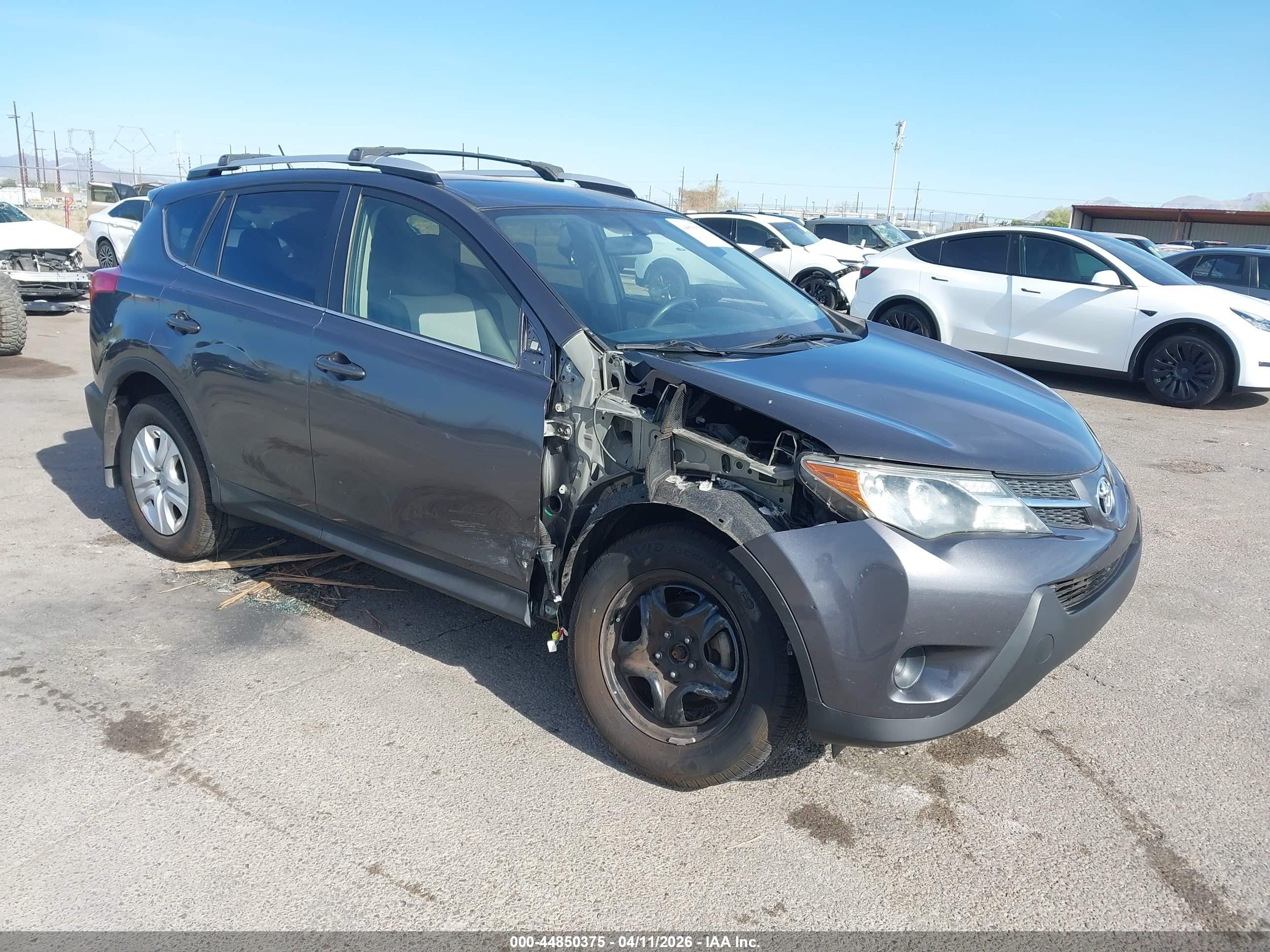 2014 Toyota Rav4 Le Gray vin: JTMZFREV5EJ016310