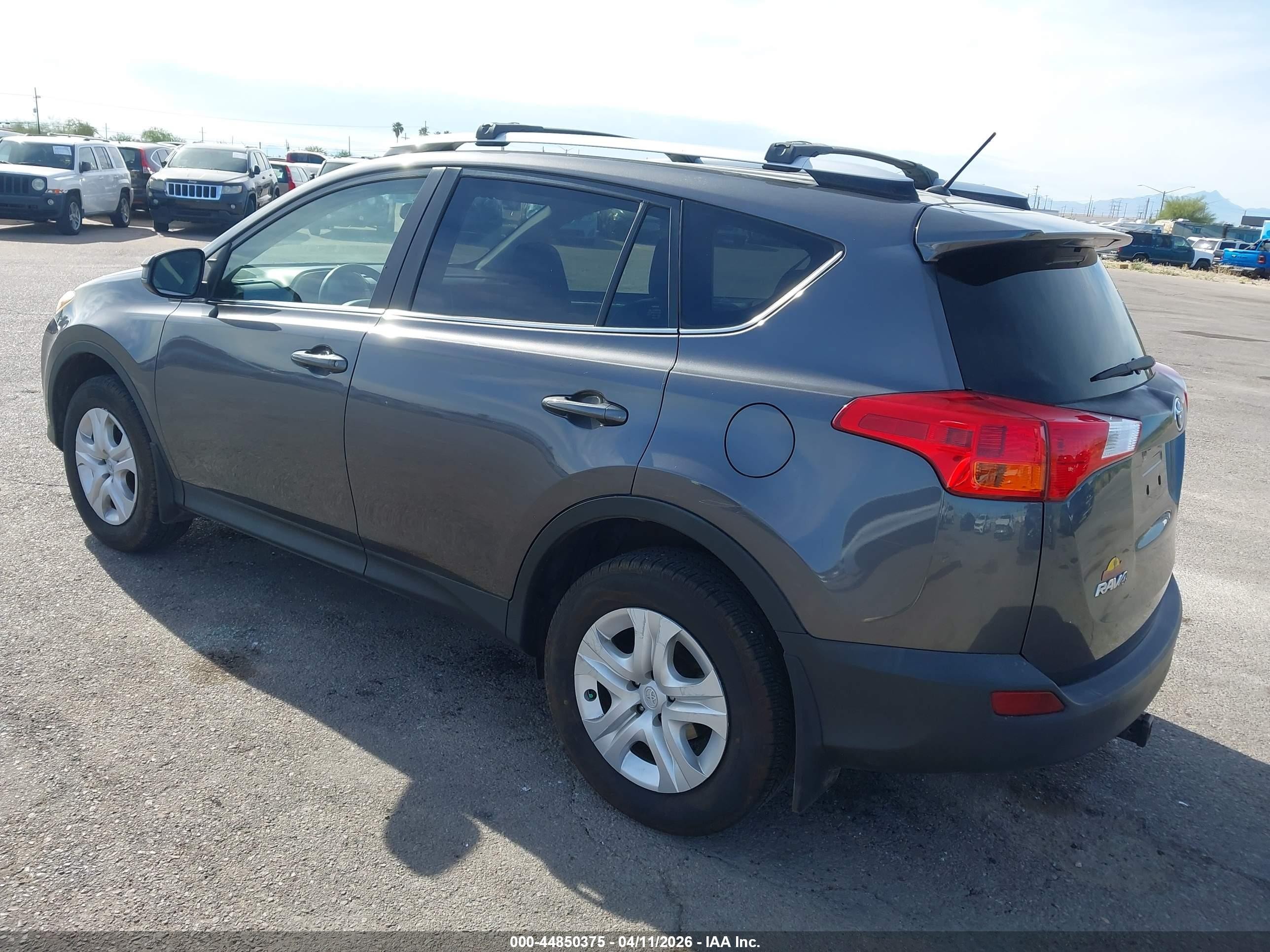 2014 Toyota Rav4 Le Серый vin: JTMZFREV5EJ016310