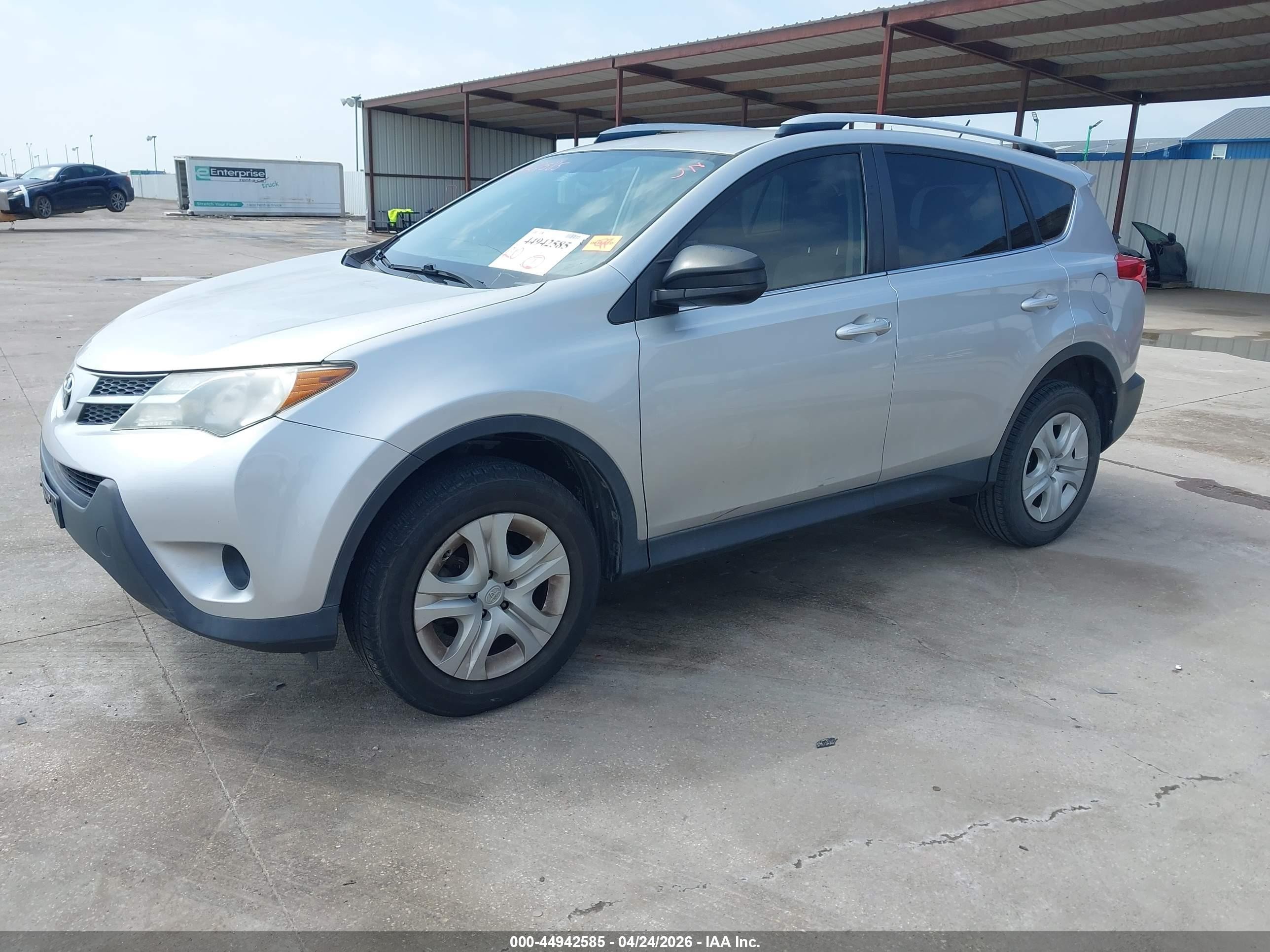 2013 Toyota Rav4 Le Серебряный vin: JTMZFREV6DD001246
