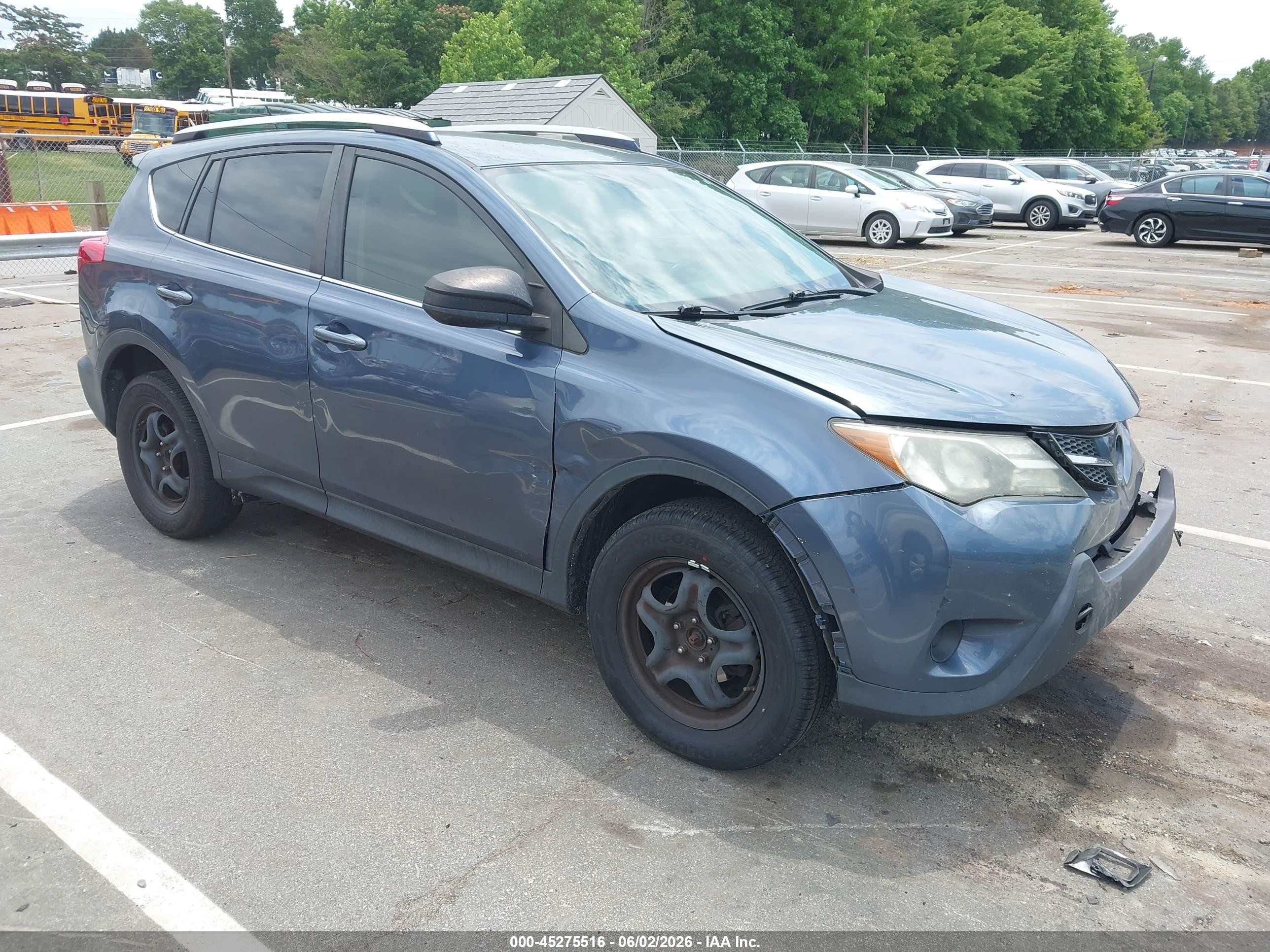 2014 Toyota Rav4 Le Blue vin: JTMZFREV6ED035348