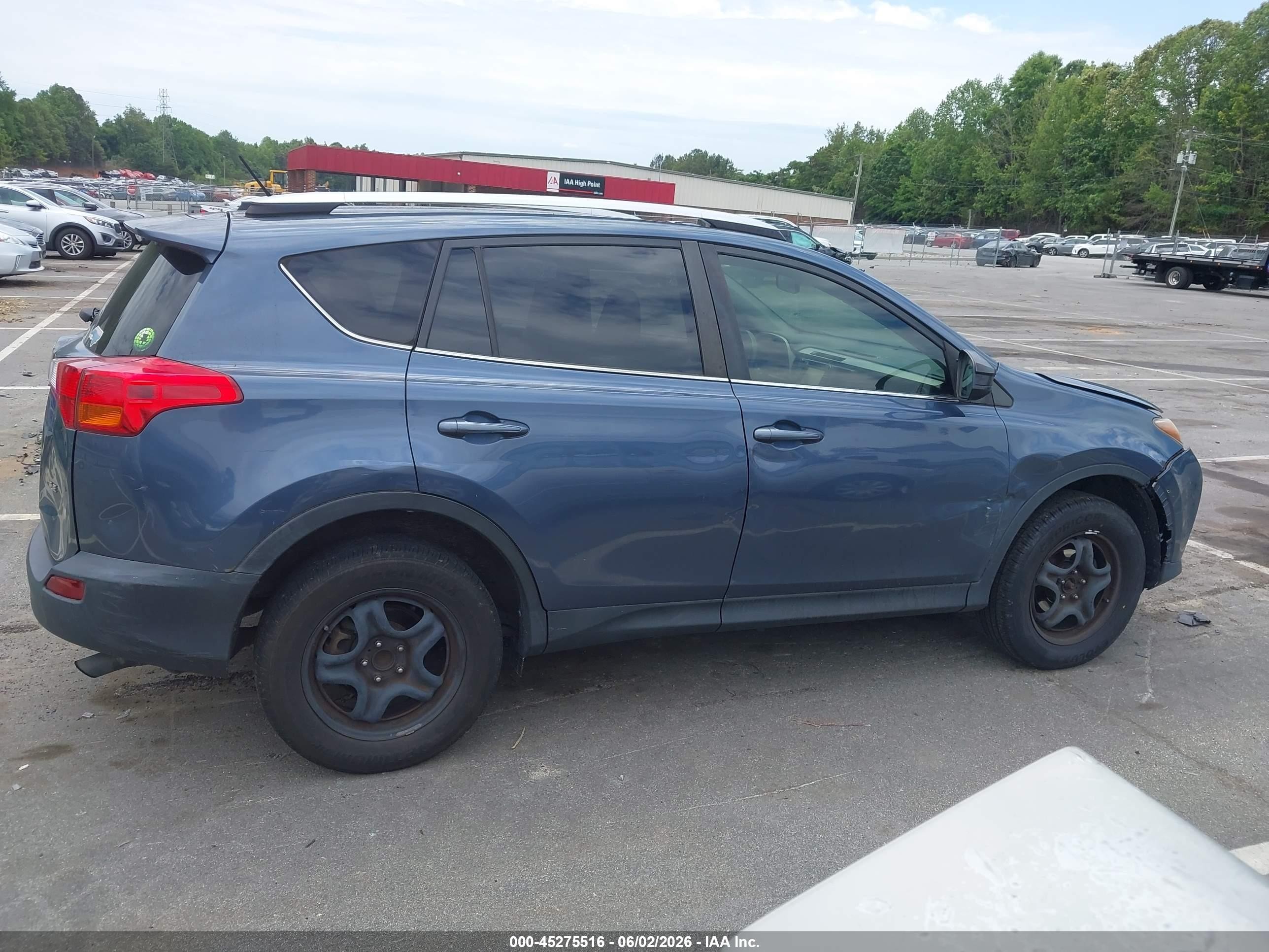 2014 Toyota Rav4 Le Blue vin: JTMZFREV6ED035348