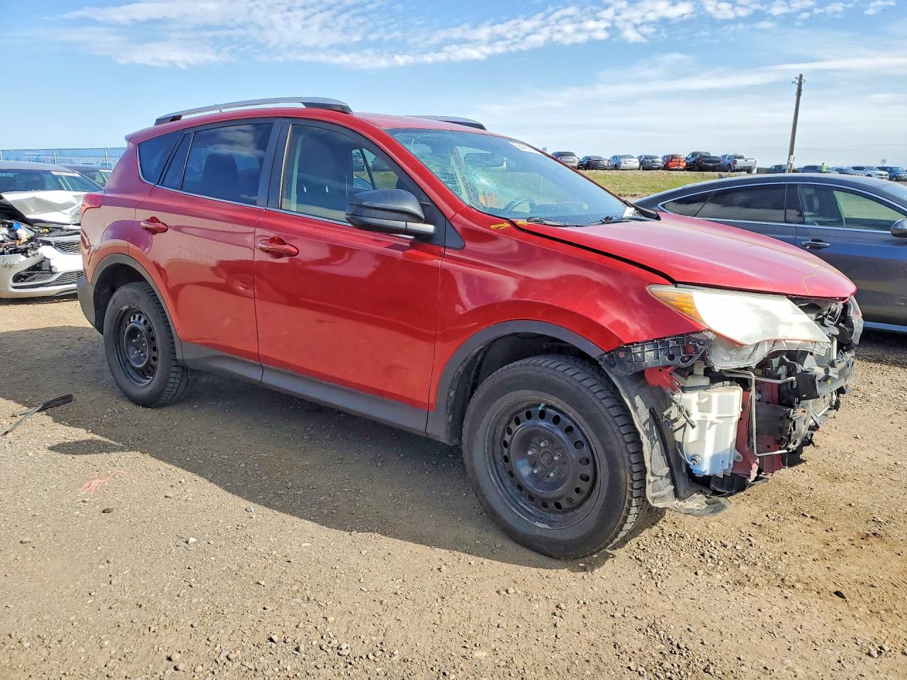 2014 Toyota Rav4 Le Red vin: JTMZFREV6EJ002416