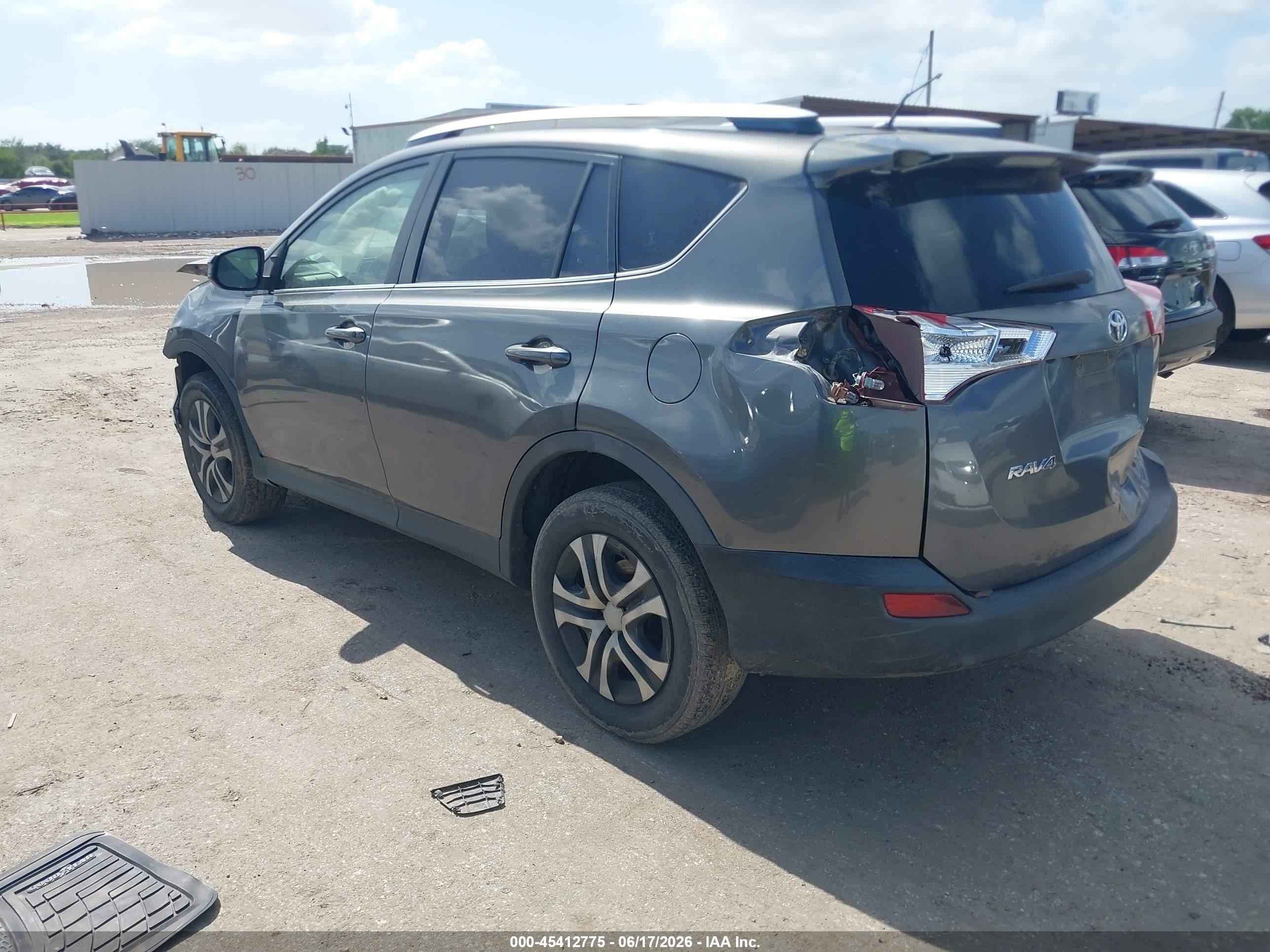 2014 Toyota Rav4 Le Gray vin: JTMZFREV6EJ008748