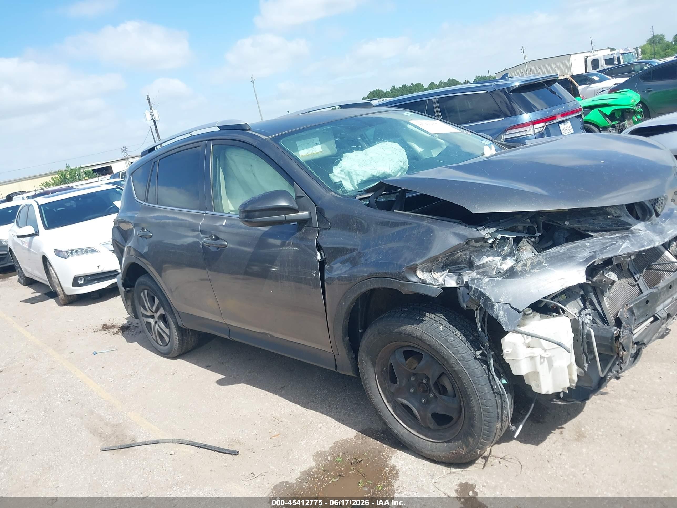 2014 Toyota Rav4 Le Gray vin: JTMZFREV6EJ008748