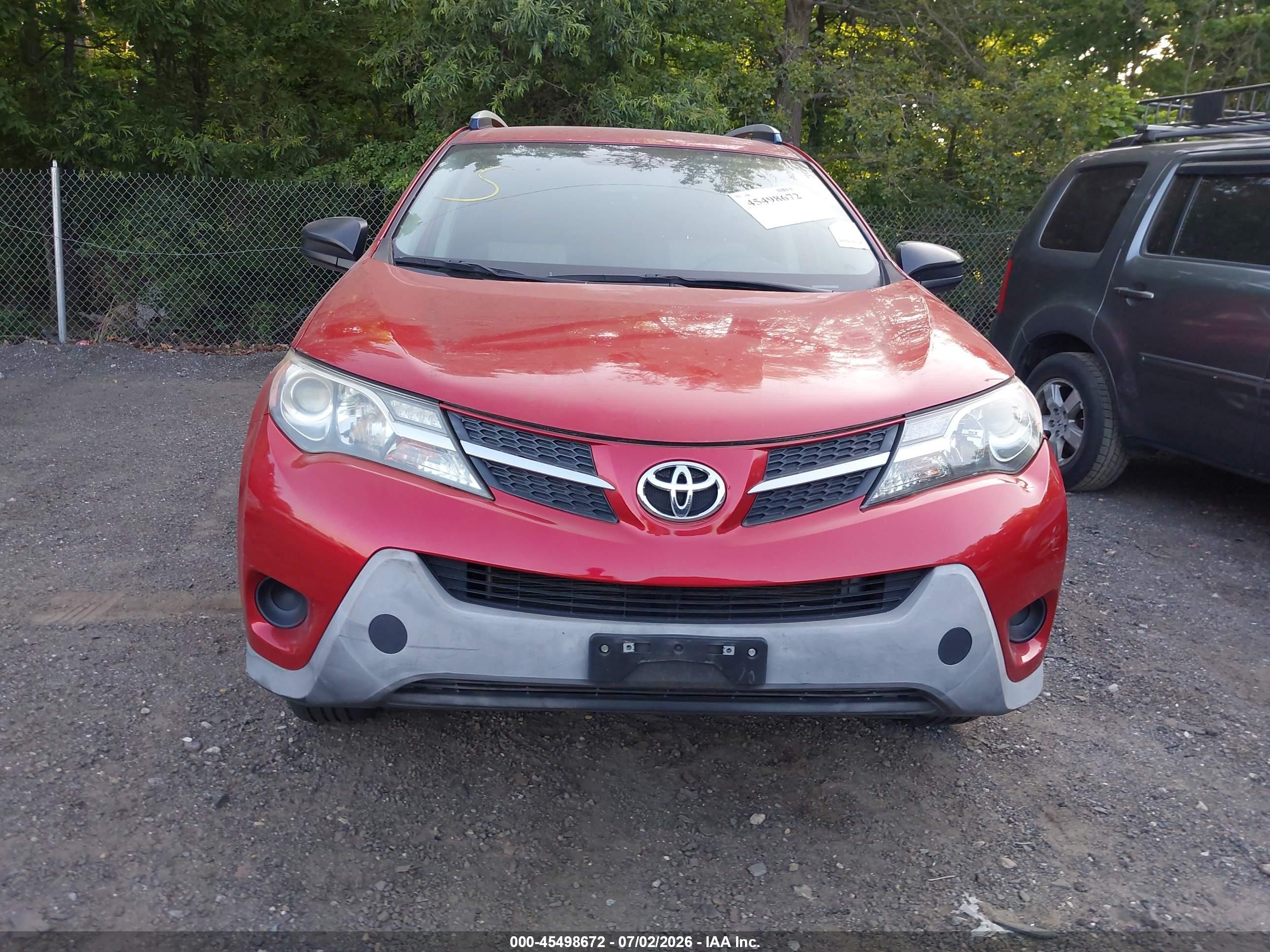 2015 Toyota Rav4 Le Красный vin: JTMZFREV6FD073146
