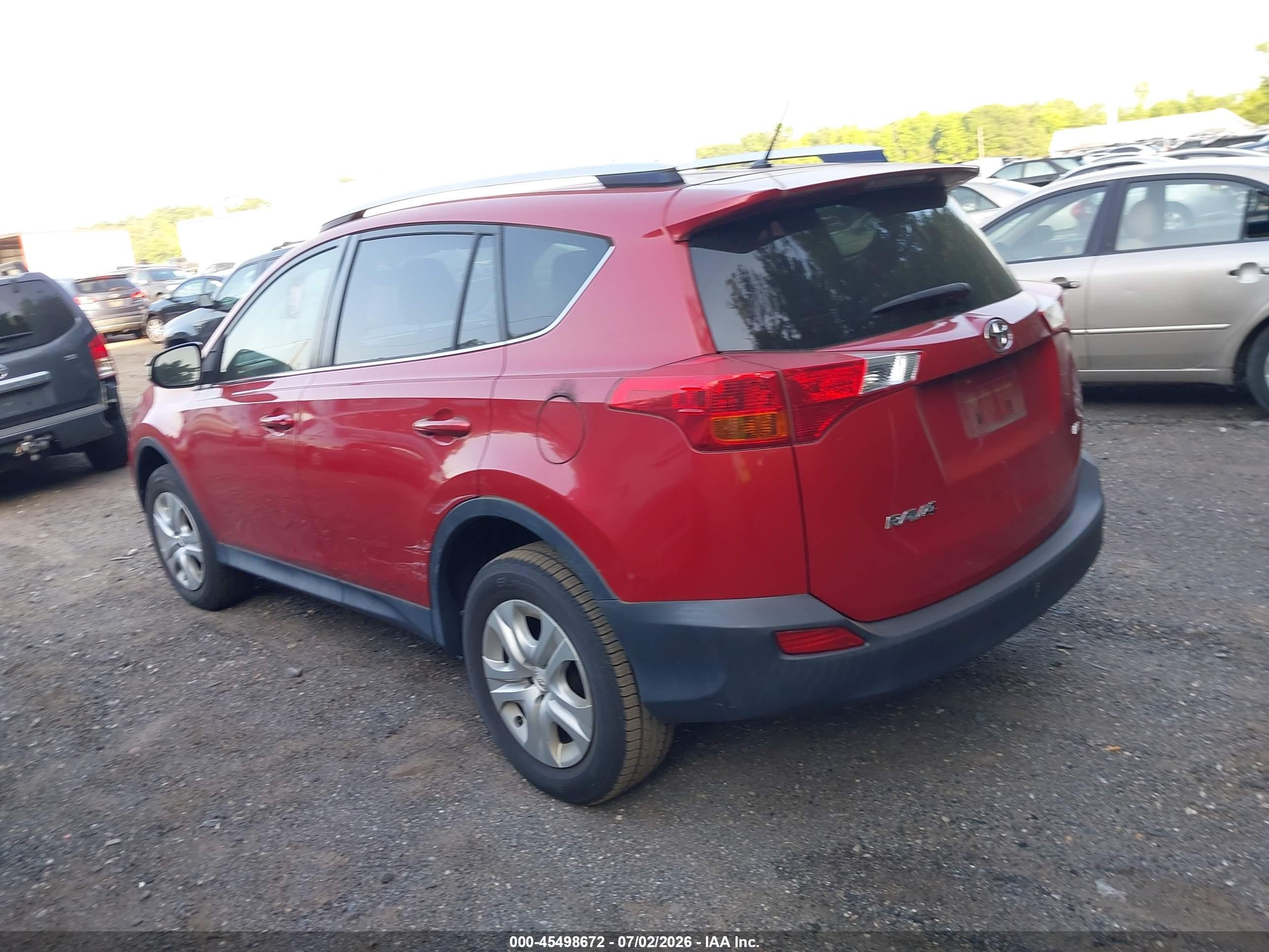 2015 Toyota Rav4 Le Красный vin: JTMZFREV6FD073146
