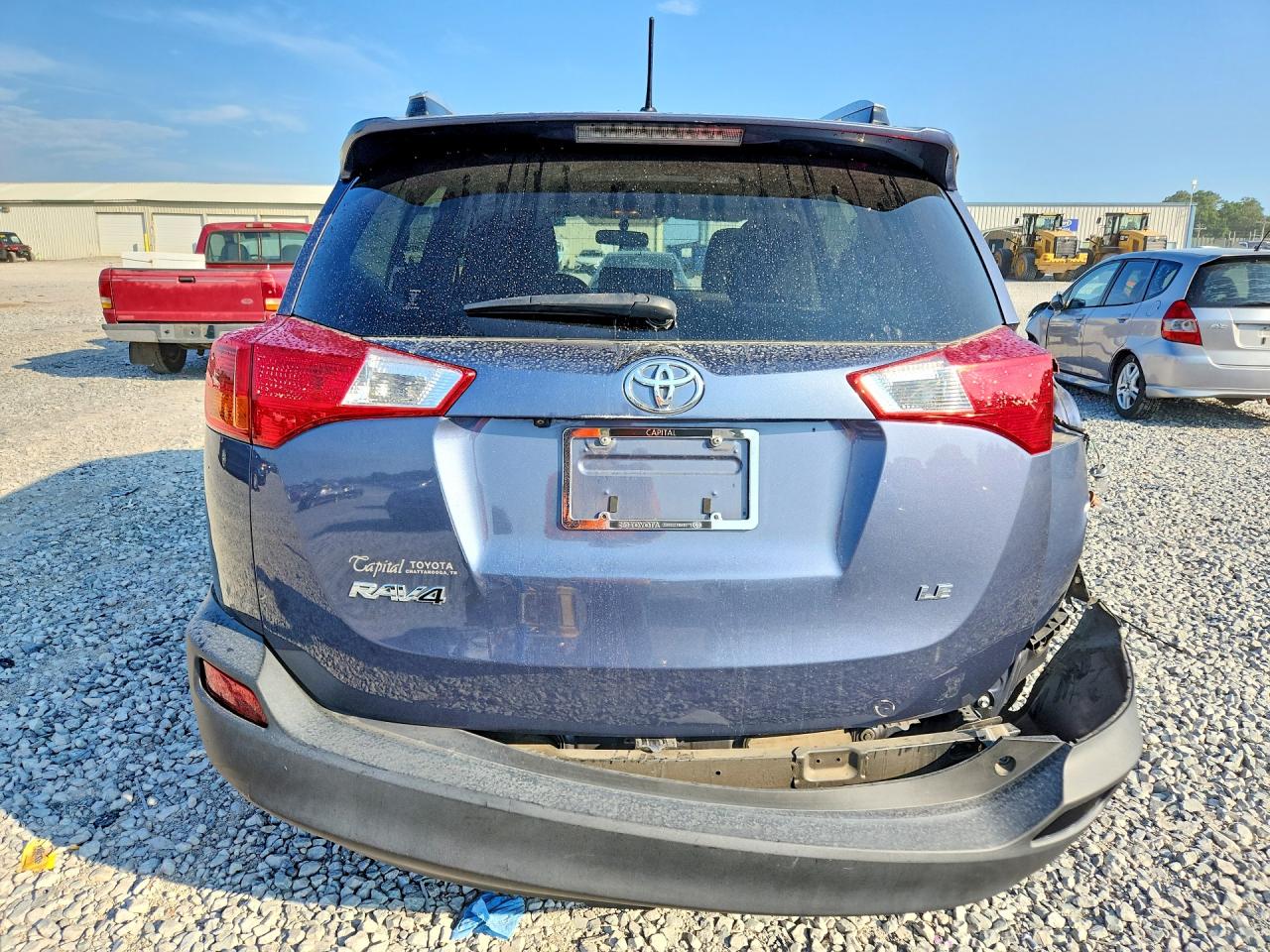 2013 Toyota Rav4 Le Blue vin: JTMZFREV7D5011049