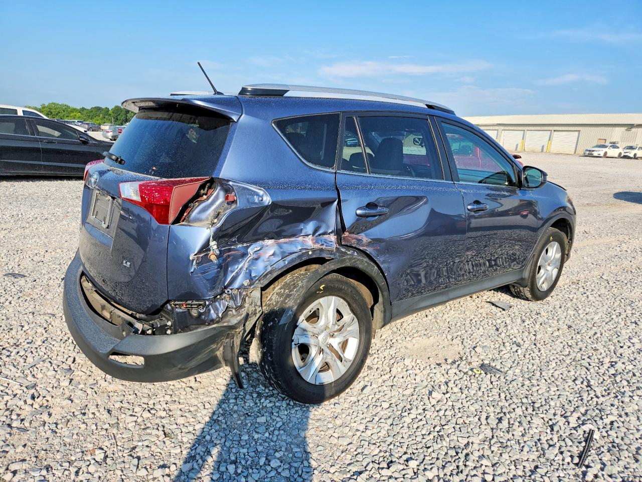 2013 Toyota Rav4 Le Blue vin: JTMZFREV7D5011049