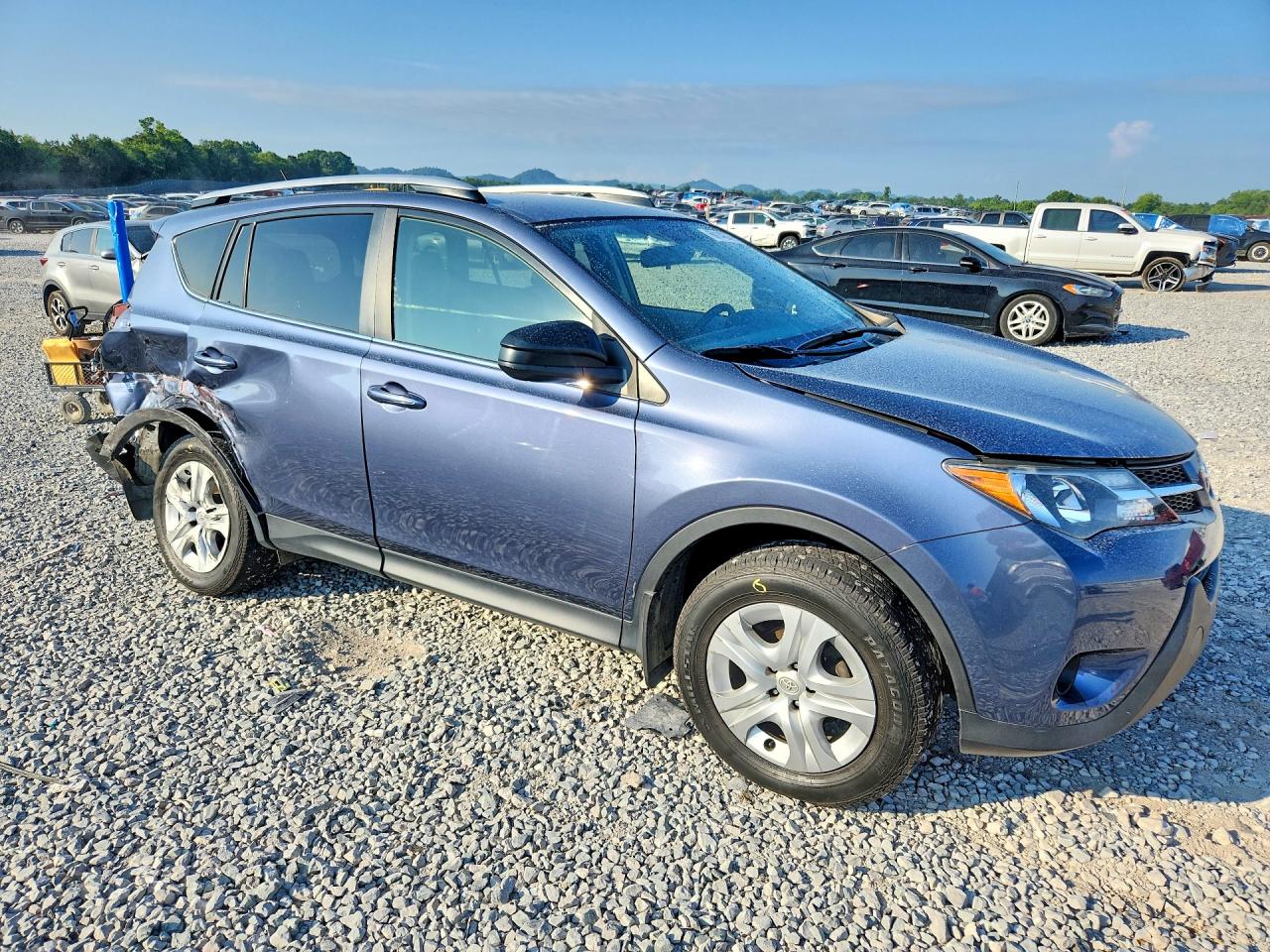 2013 Toyota Rav4 Le Blue vin: JTMZFREV7D5011049