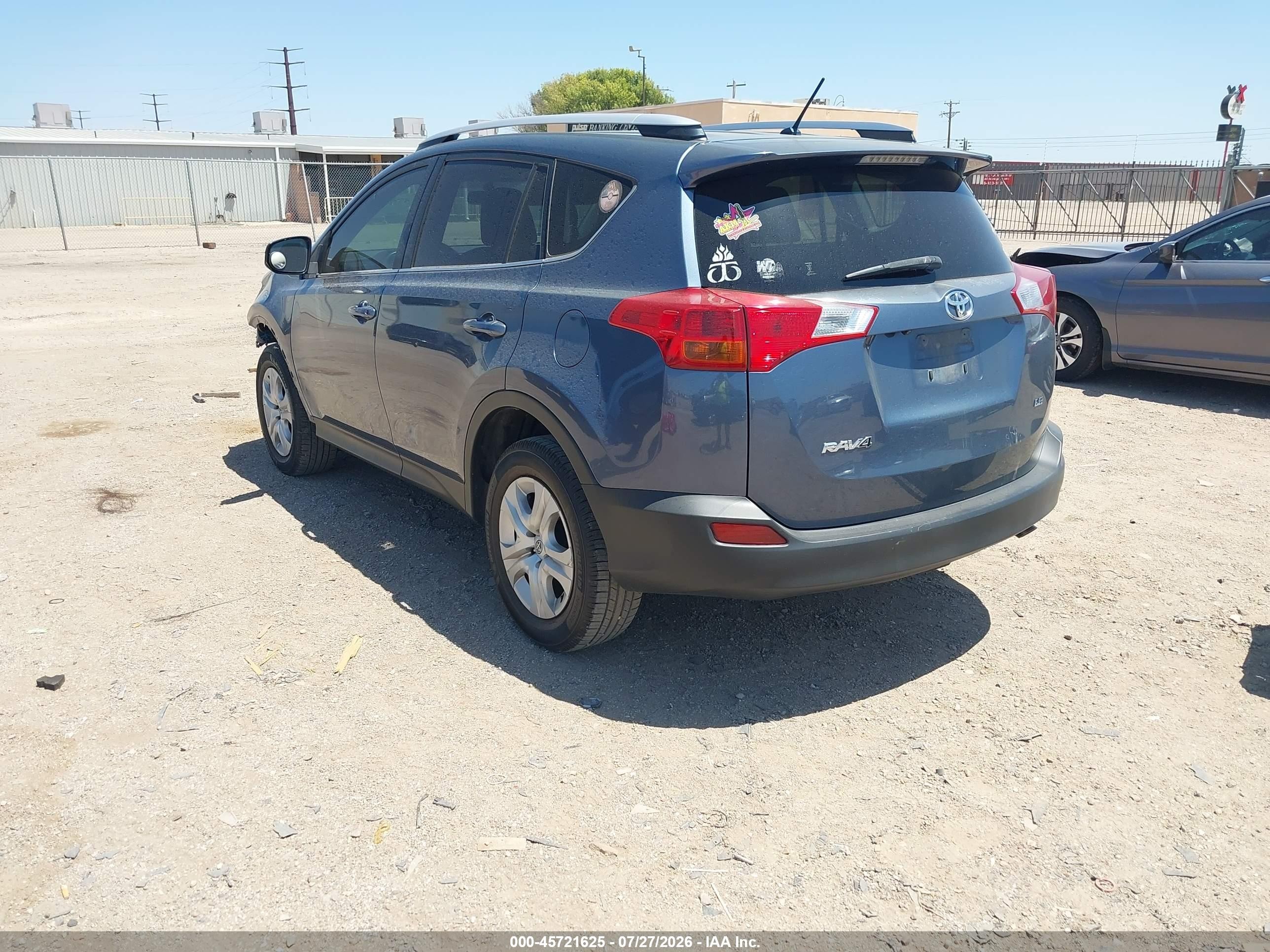 2014 Toyota Rav4 Le Blue vin: JTMZFREV7ED033799