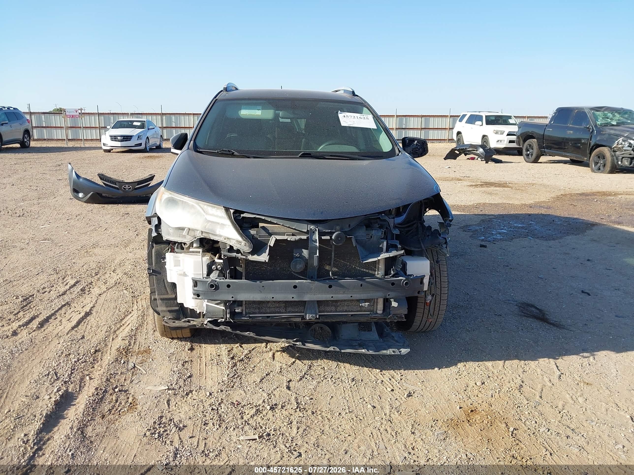 2014 Toyota Rav4 Le Blue vin: JTMZFREV7ED033799