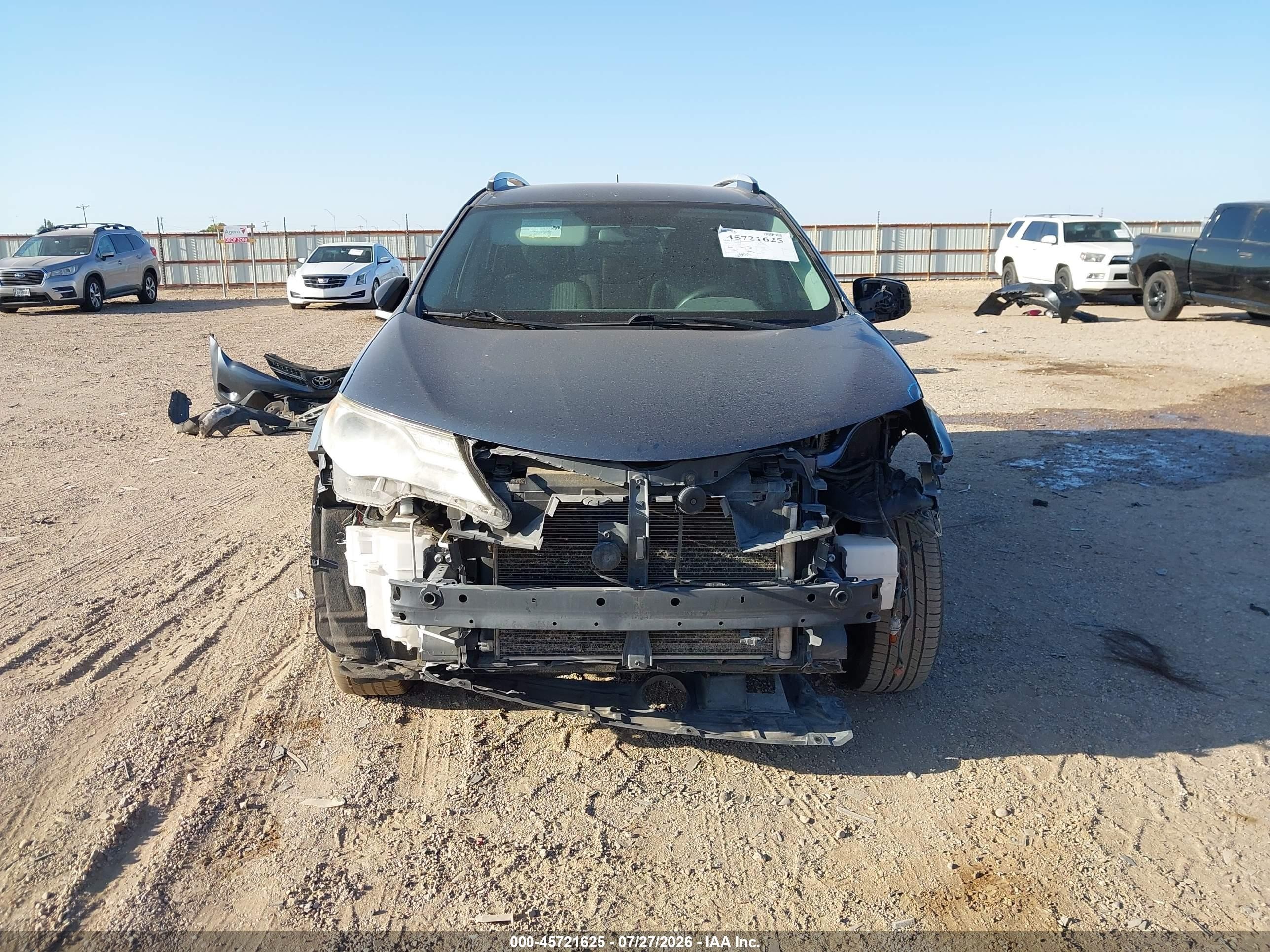 2014 Toyota Rav4 Le Blue vin: JTMZFREV7ED033799