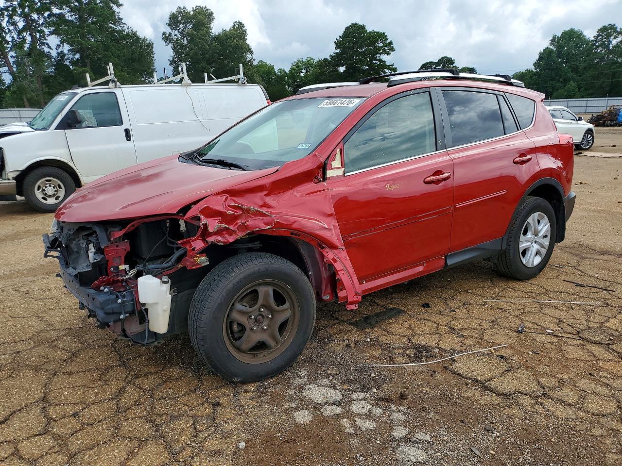 2015 Toyota Rav4 Le Red vin: JTMZFREV7FD076217