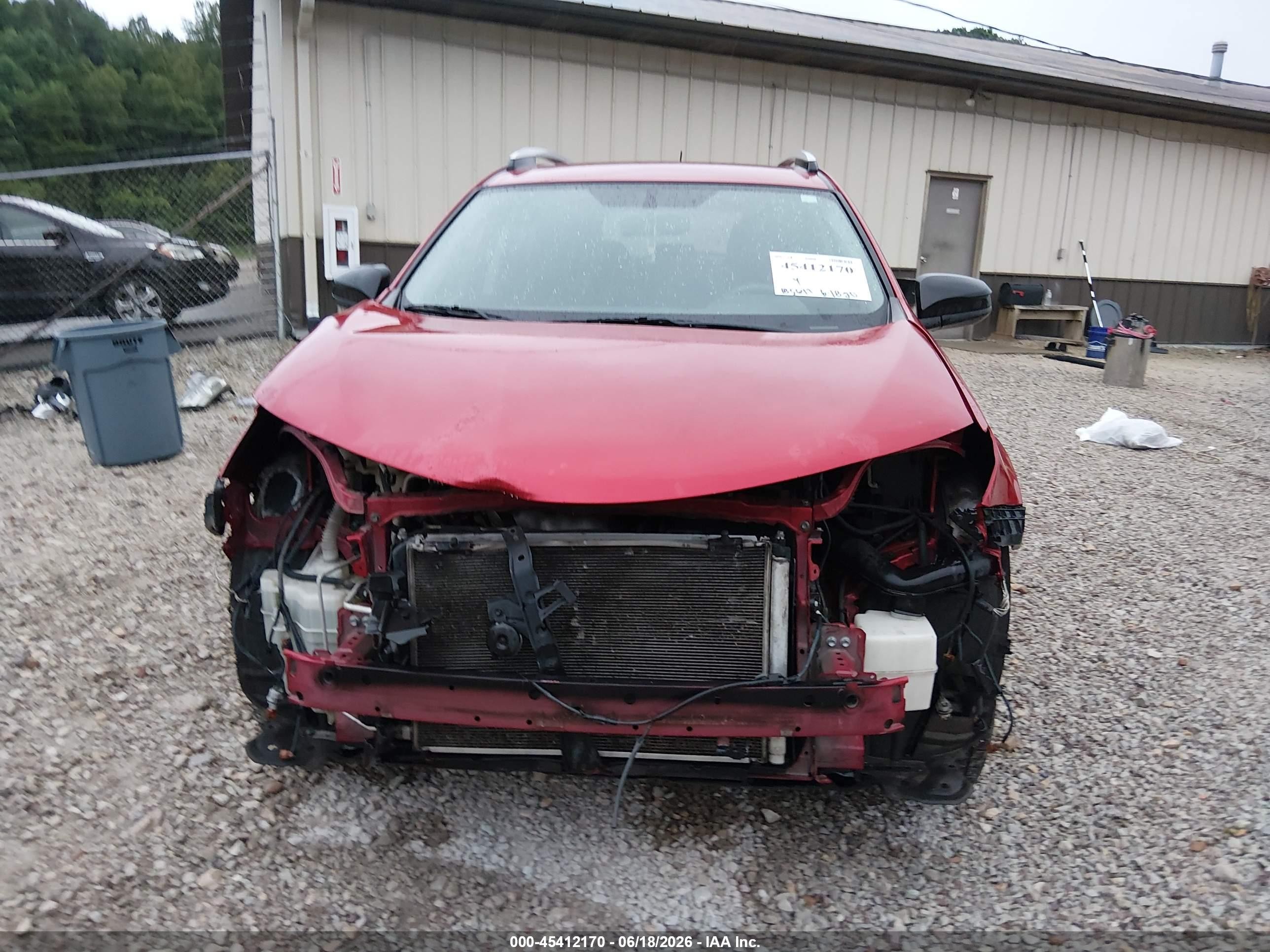 2015 Toyota Rav4 Le Red vin: JTMZFREV7FJ025804