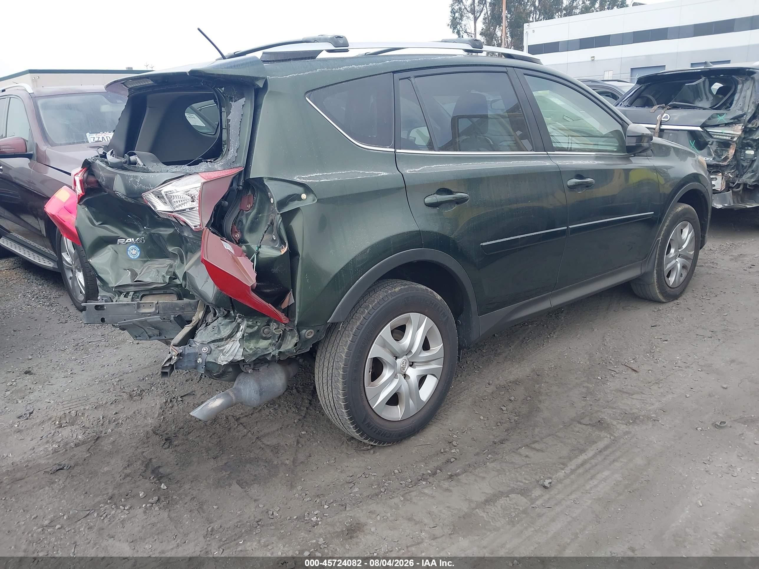 2013 Toyota Rav4 Le Green vin: JTMZFREV8D5017894