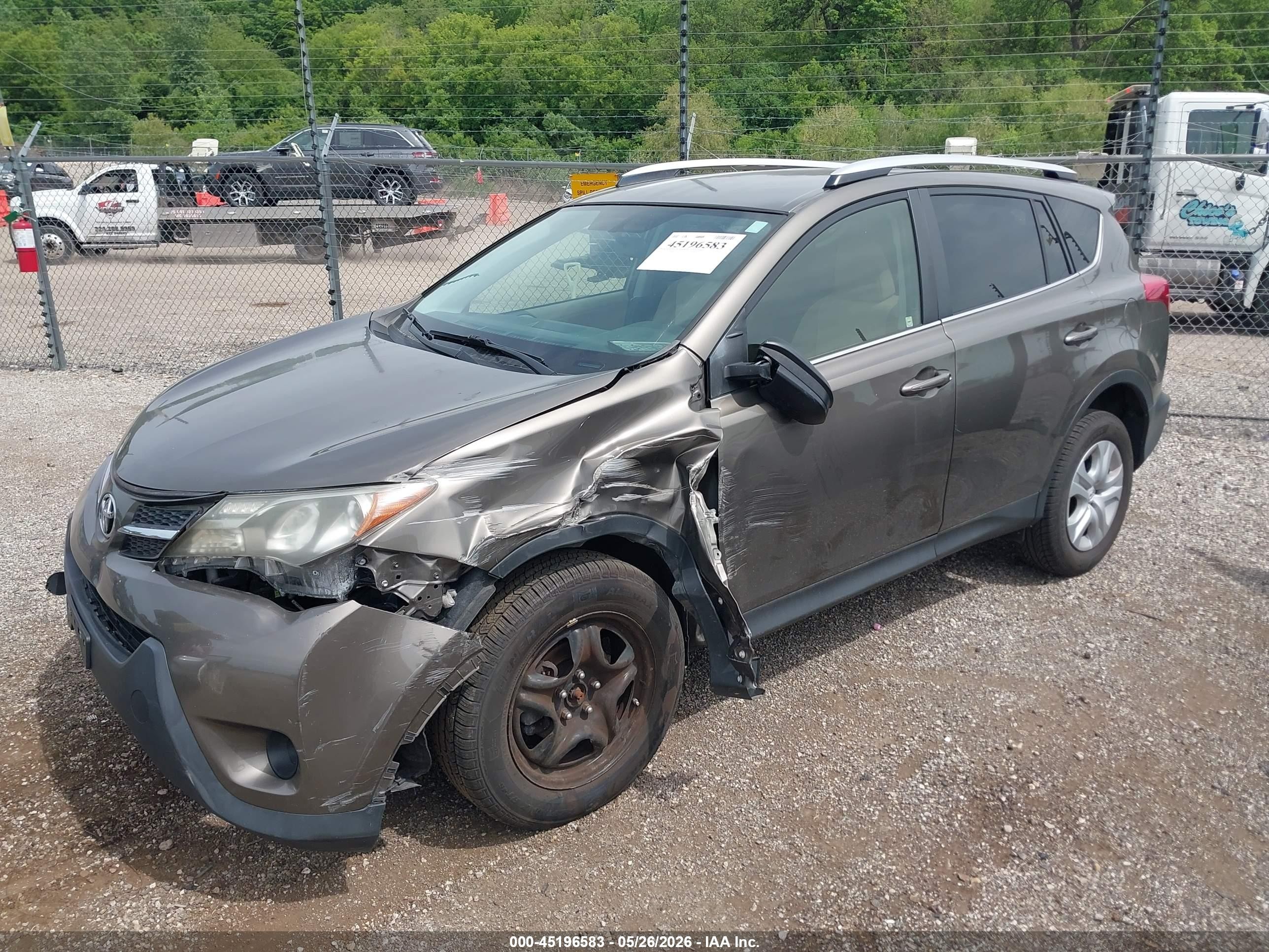 2013 Toyota Rav4 Le Brown vin: JTMZFREV8DD003404