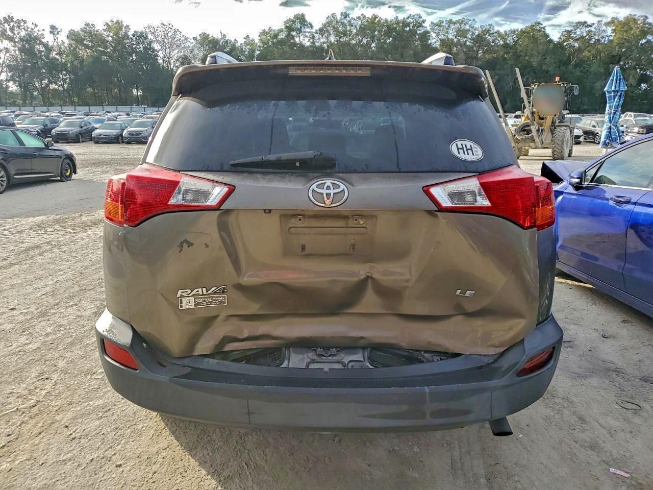 2013 Toyota Rav4 Le Brown vin: JTMZFREV8DD020221