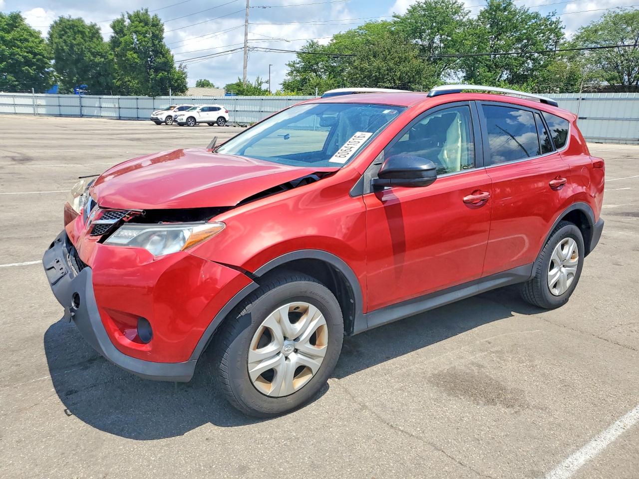 2014 Toyota Rav4 Le Red vin: JTMZFREV8EJ000375