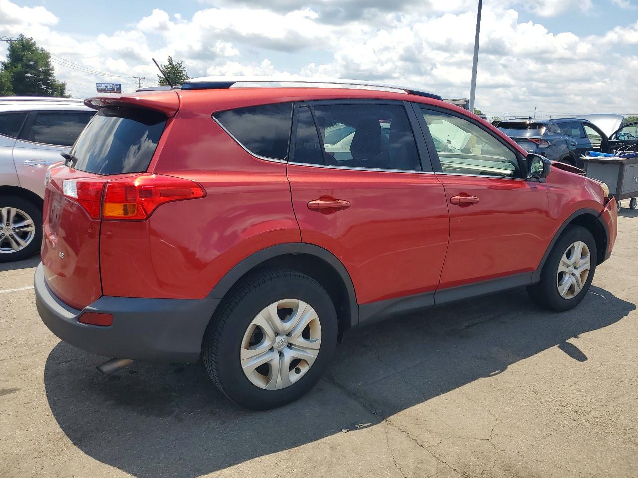 2014 Toyota Rav4 Le Красный vin: JTMZFREV8EJ000375