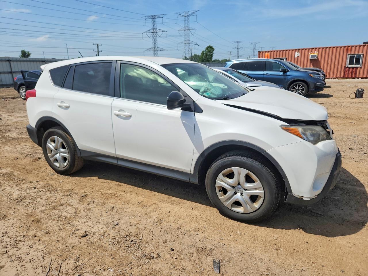 2014 Toyota Rav4 Le Белый vin: JTMZFREV8EJ014891
