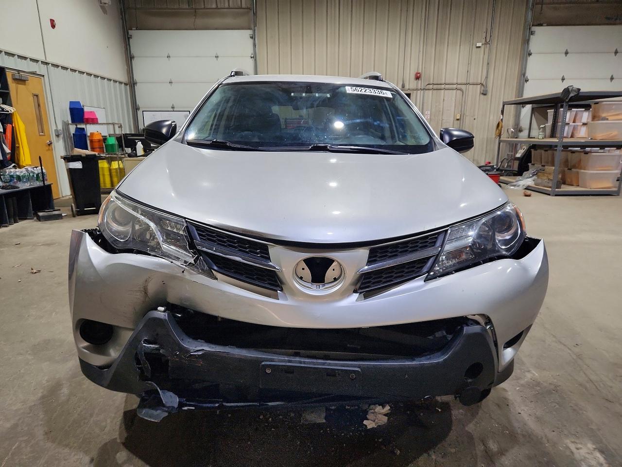 2013 Toyota Rav4 Le Silver vin: JTMZFREV9D5016852
