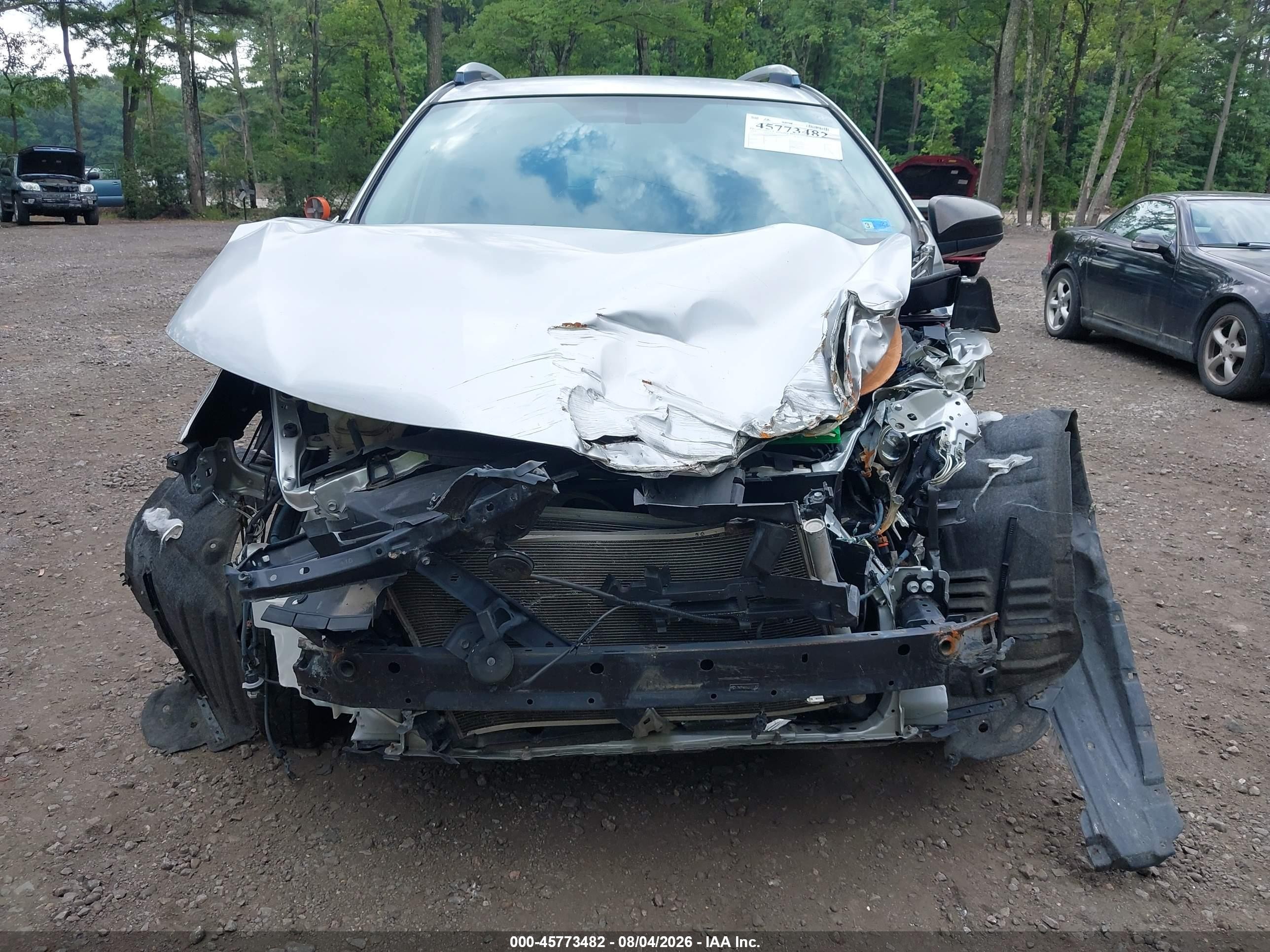 2013 Toyota Rav4 Le Silver vin: JTMZFREV9DD011253