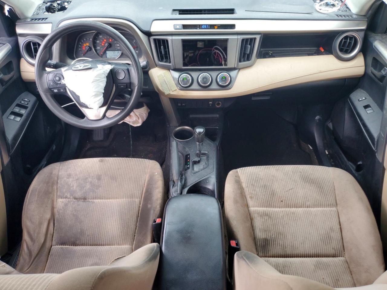 2013 Toyota Rav4 Le White vin: JTMZFREV9DD017988