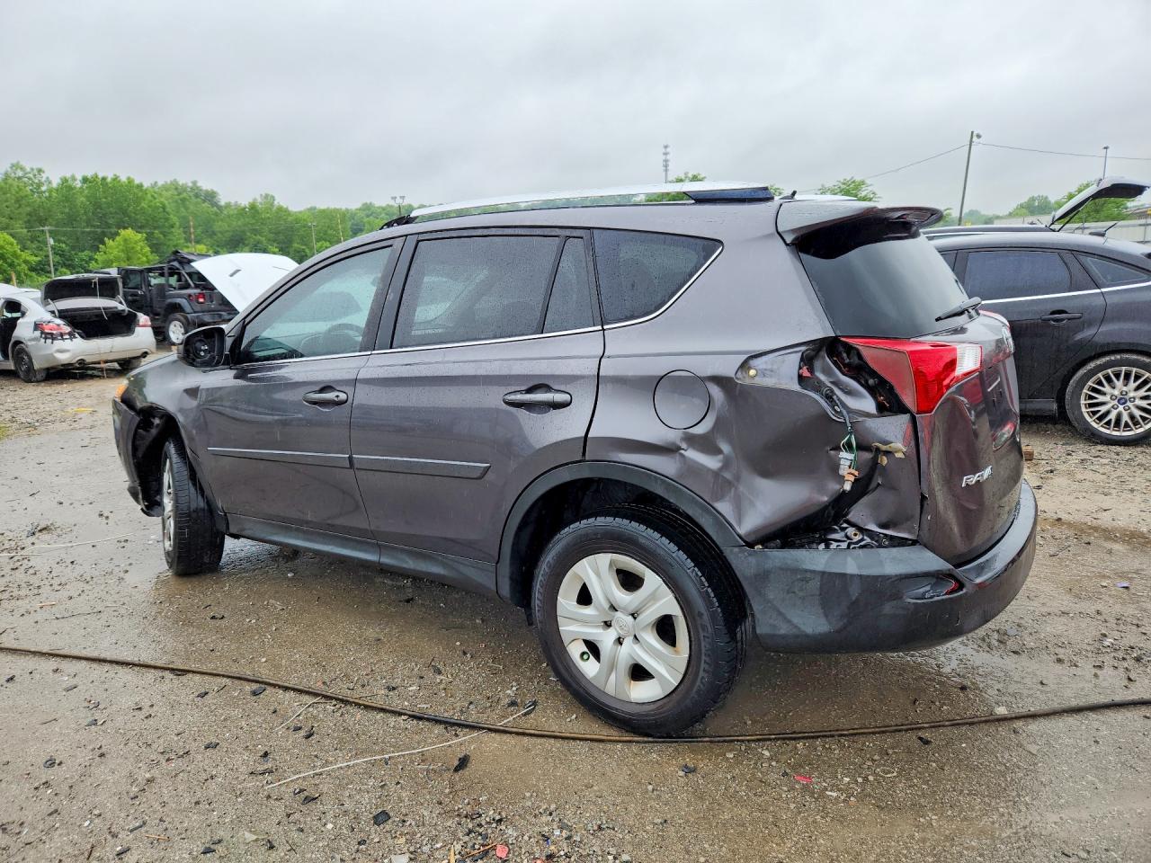 2014 Toyota Rav4 Le Gray vin: JTMZFREV9EJ008291