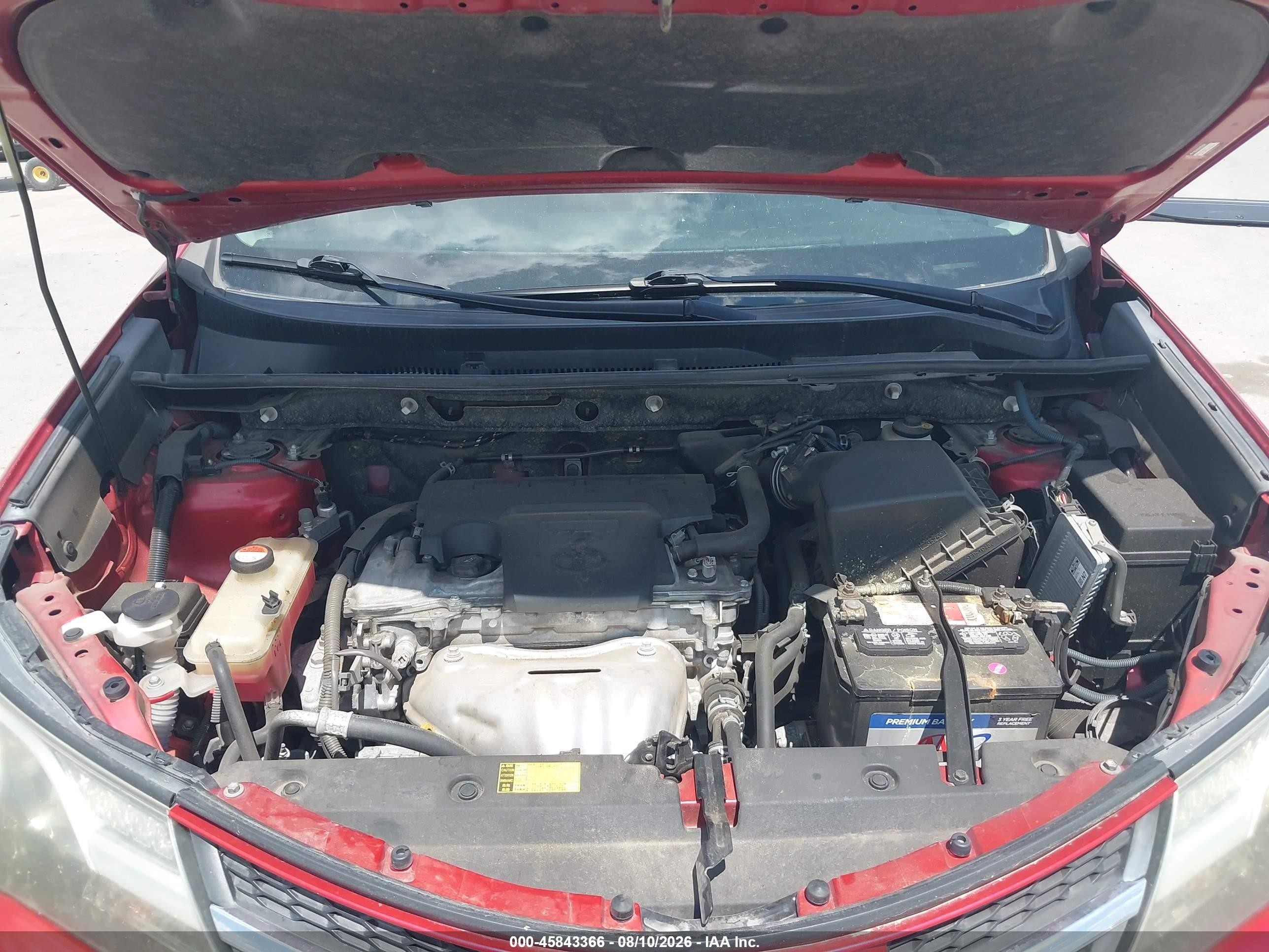 2014 Toyota Rav4 Le Красный vin: JTMZFREV9EJ012213