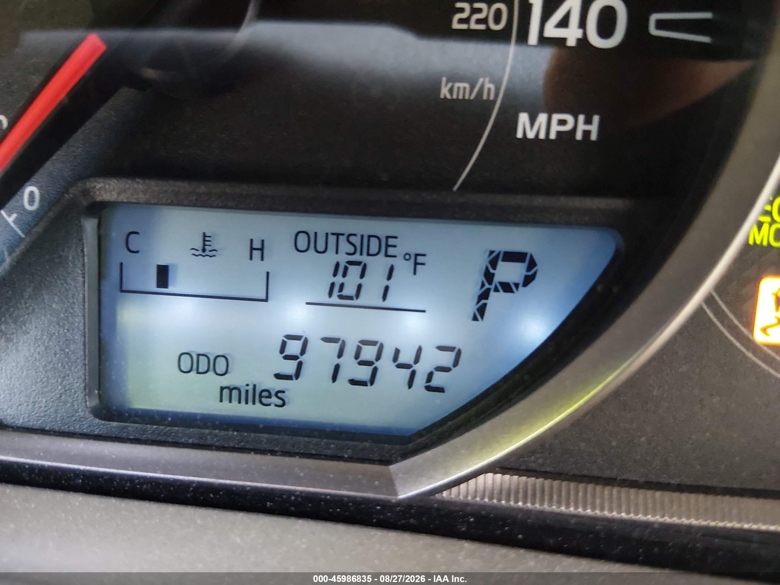 2014 Toyota Rav4 Le Red vin: JTMZFREV9EJ017752
