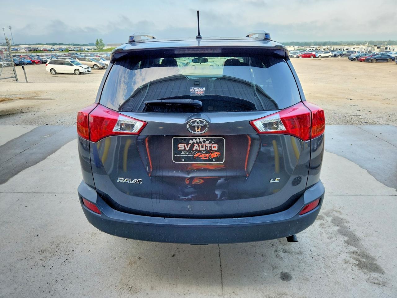 2014 Toyota Rav 4 Серый vin: JTMZFREV9EJ020411