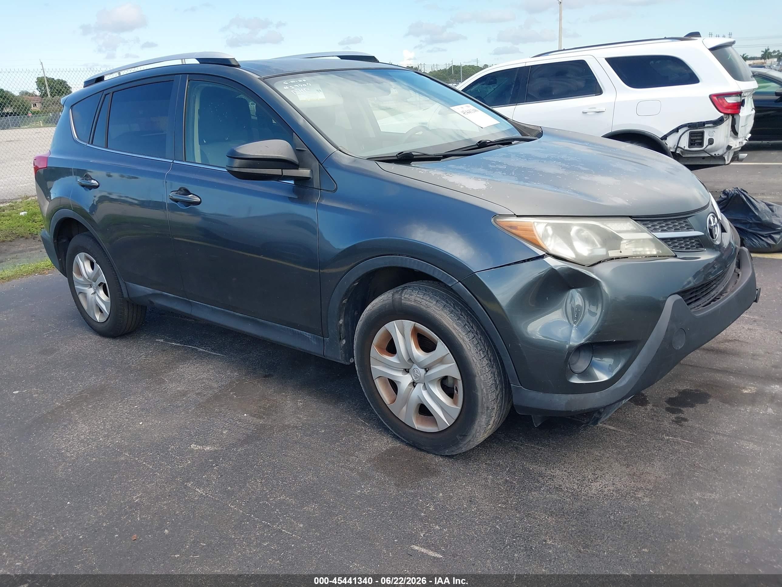 2015 Toyota Rav4 Le Gray vin: JTMZFREV9FD075294