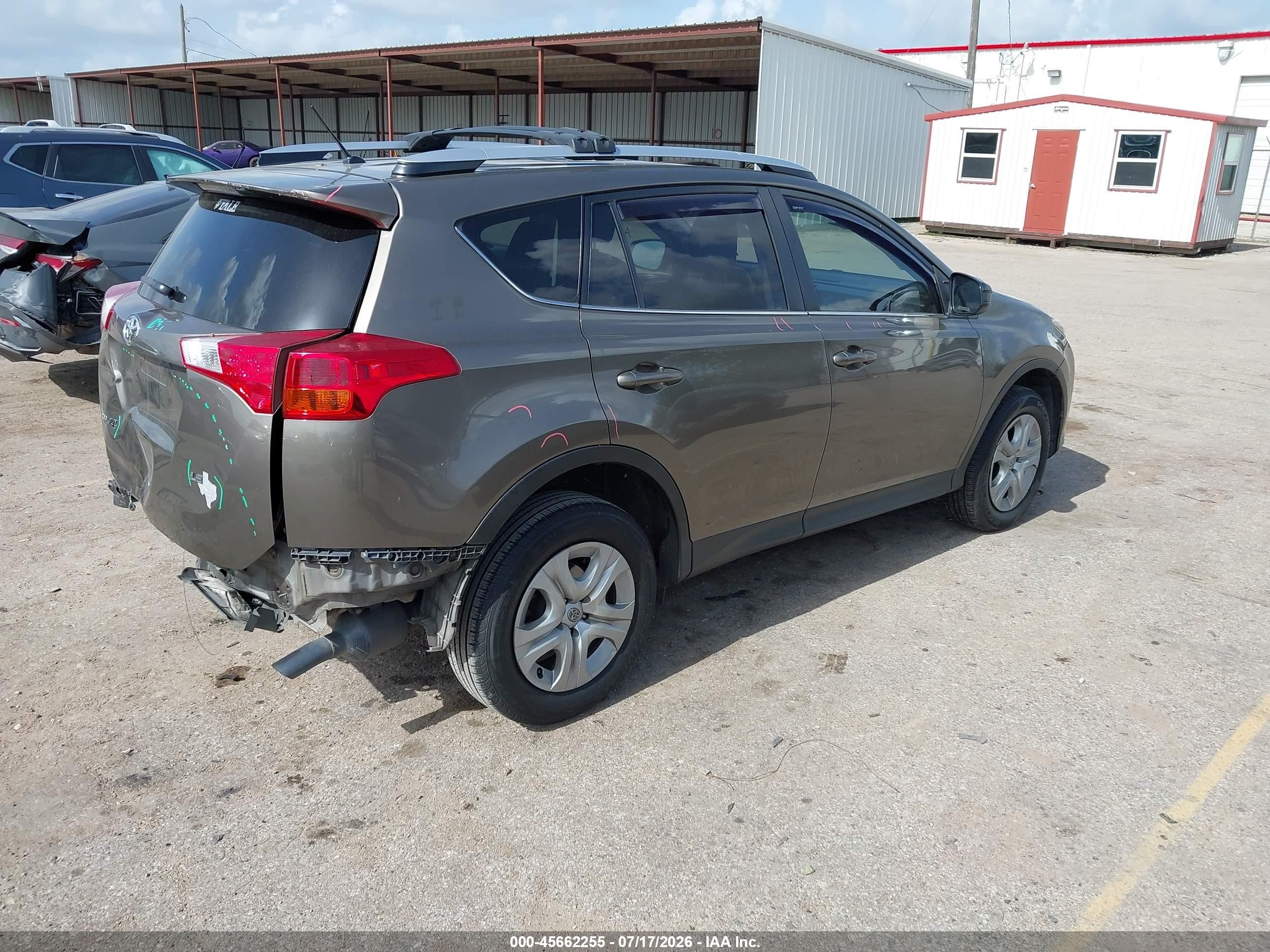 2015 Toyota Rav4 Le Dark Brown vin: JTMZFREV9FD076817