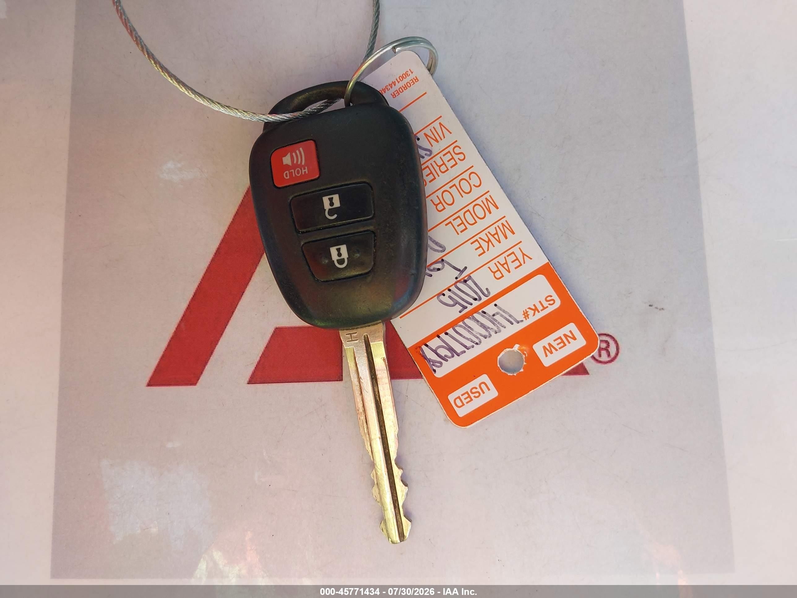 2015 Toyota Rav4 Le Gray vin: JTMZFREV9FJ044676