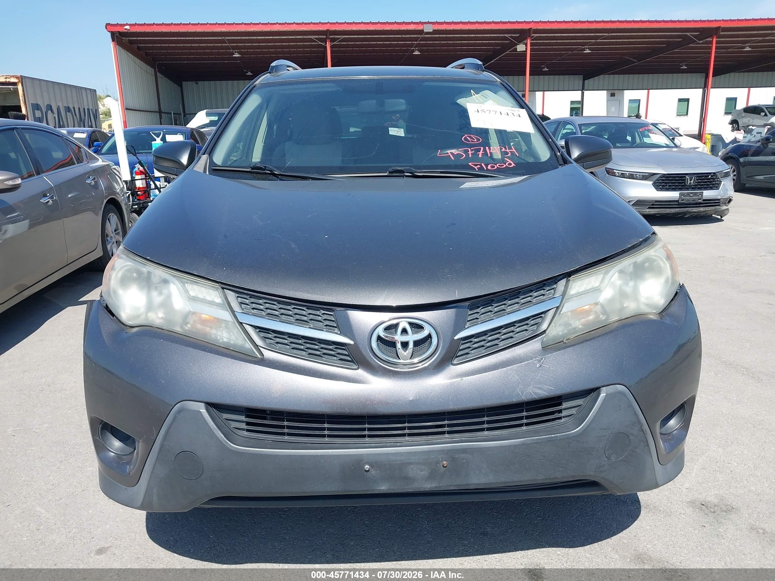 2015 Toyota Rav4 Le Gray vin: JTMZFREV9FJ044676
