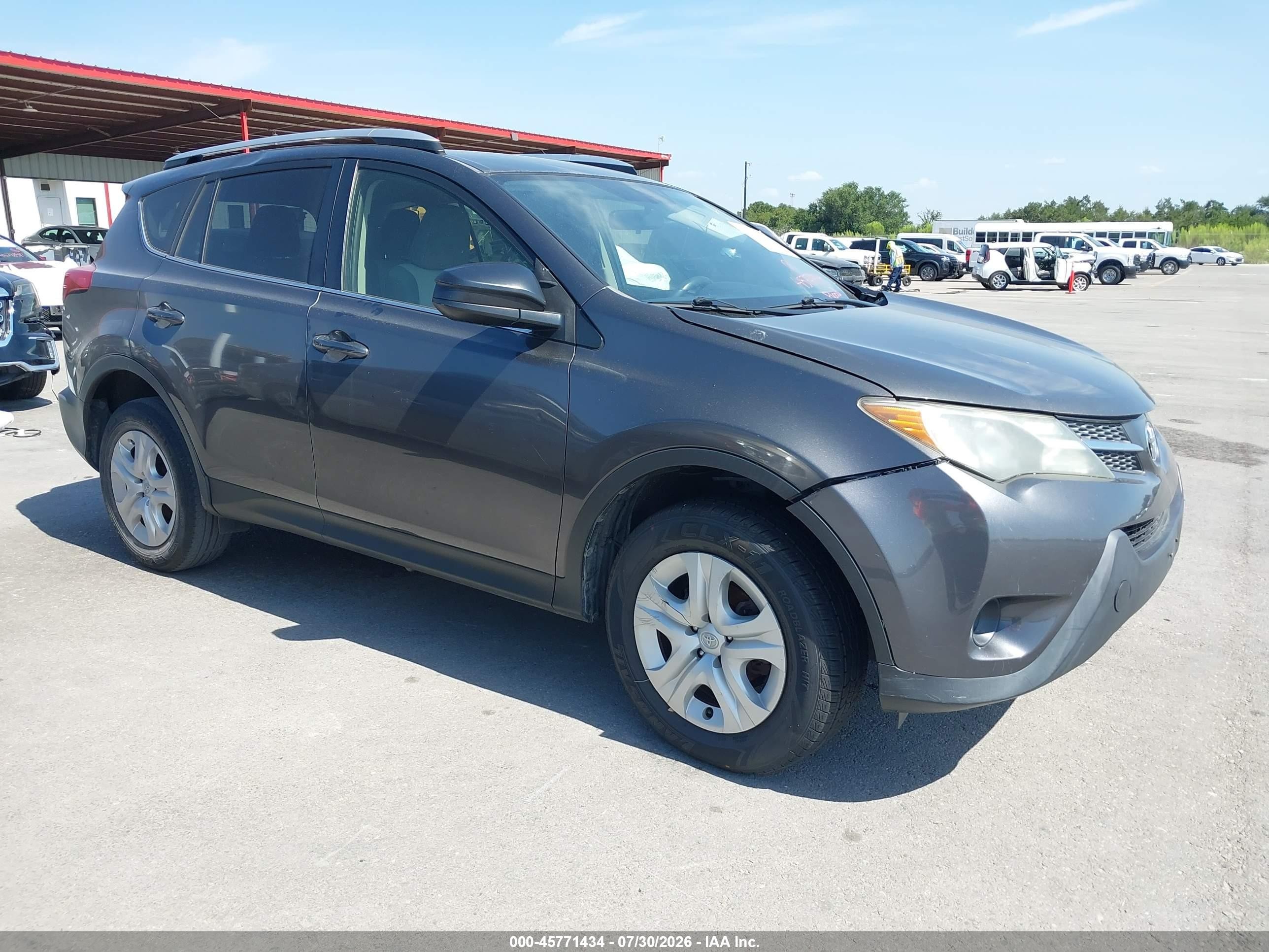 2015 Toyota Rav4 Le Gray vin: JTMZFREV9FJ044676