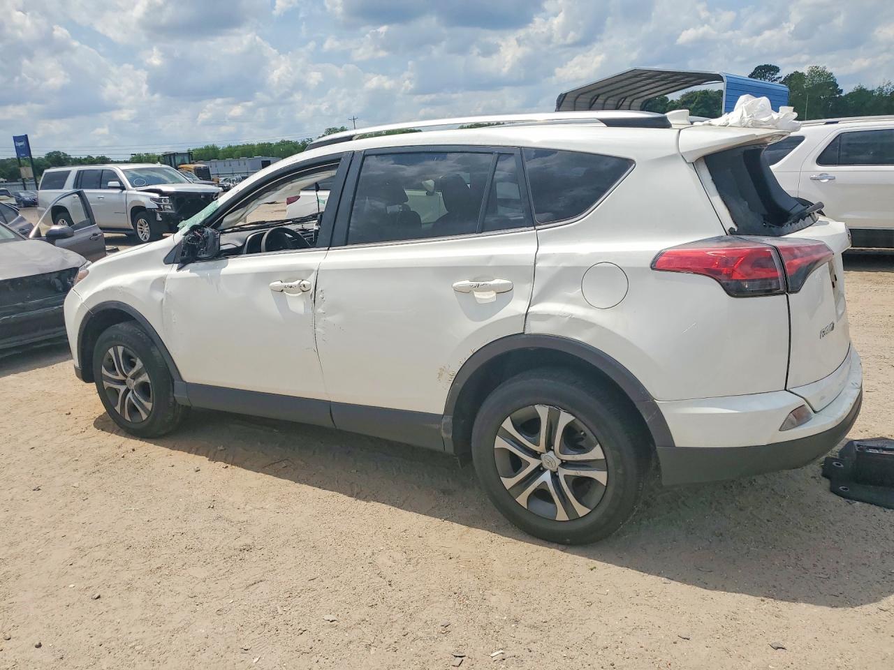 2018 Toyota Rav4 Le Белый vin: JTMZFREV9JJ183456
