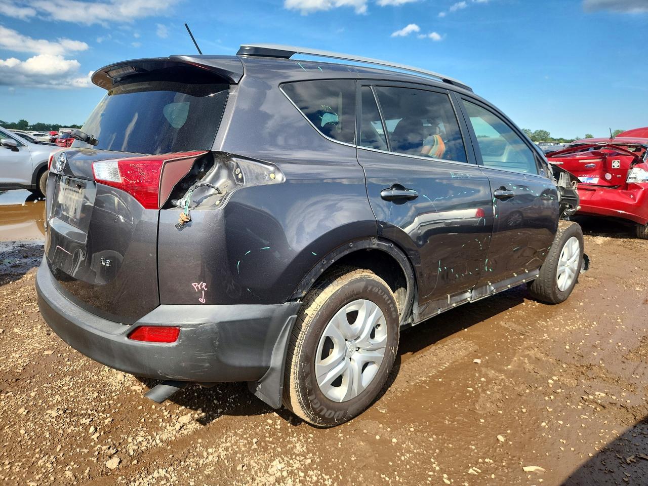 2013 Toyota Rav4 Le Gray vin: JTMZFREVXD5017430