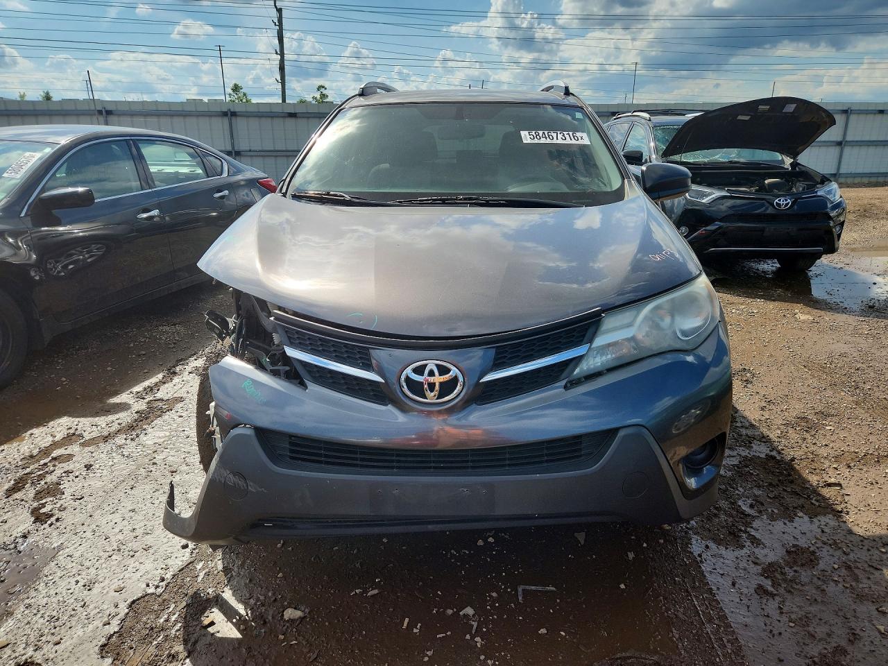 2013 Toyota Rav4 Le Gray vin: JTMZFREVXD5017430